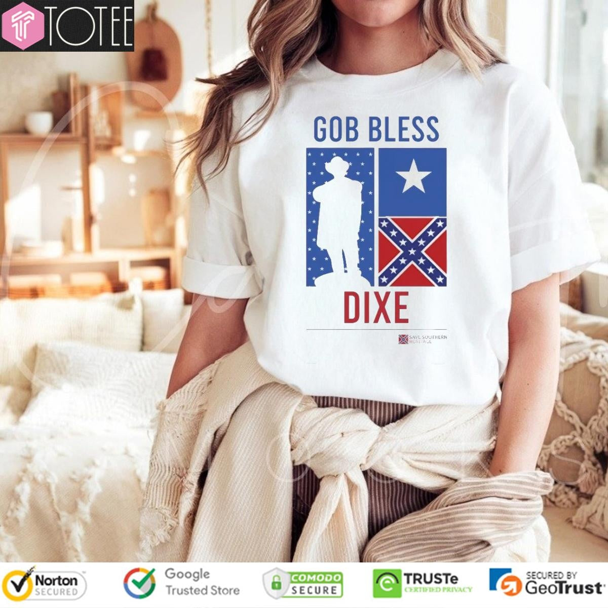 God Bless Dixie Save Southern Heritage T-shirt