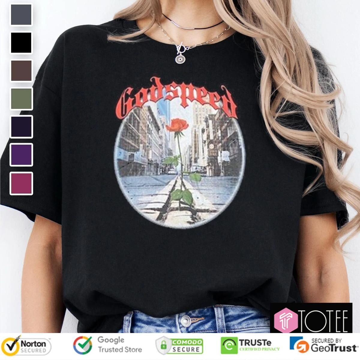 Godspeed Black Rose T-shirt