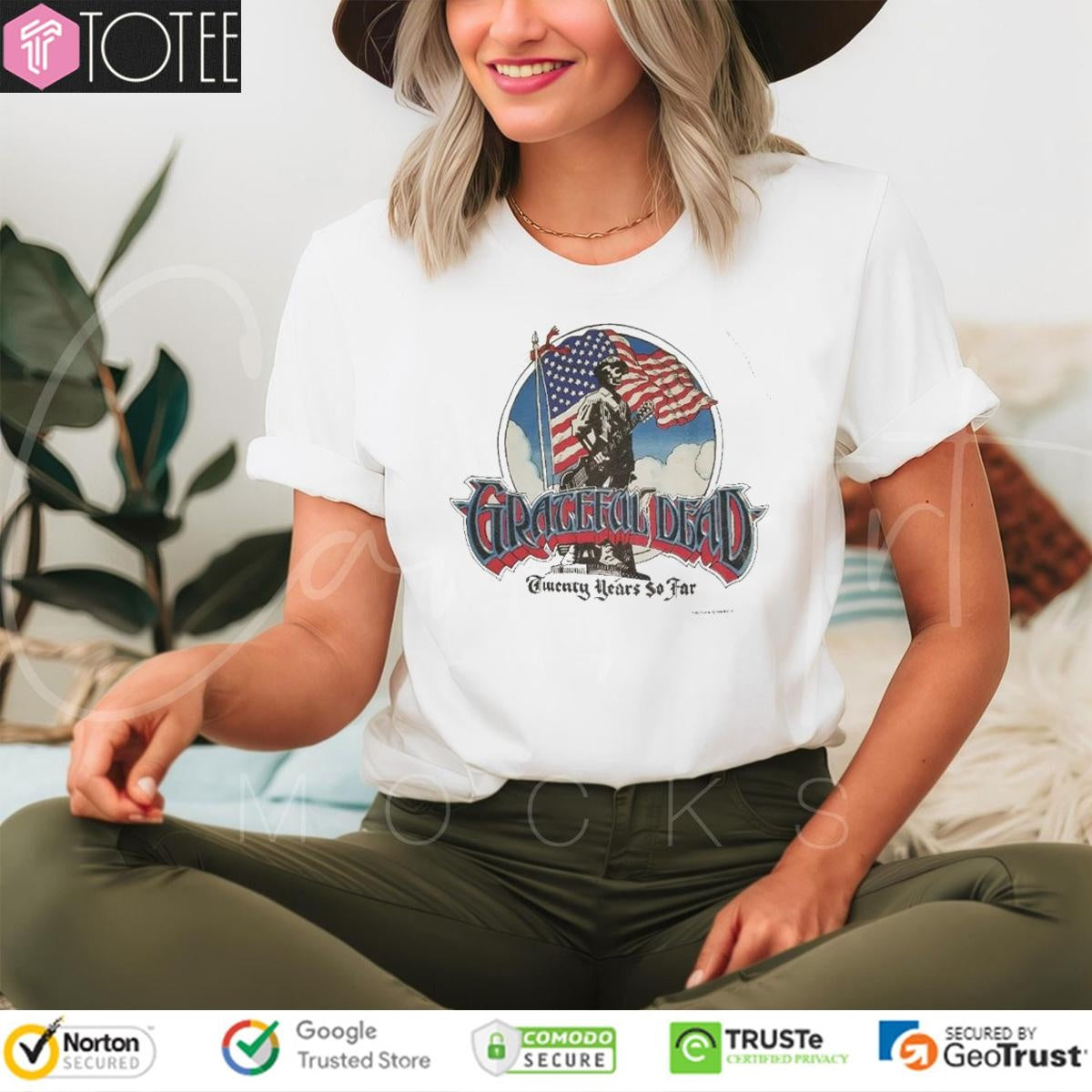 Grateful Dead 1985 Twenty Years So Far T-shirt