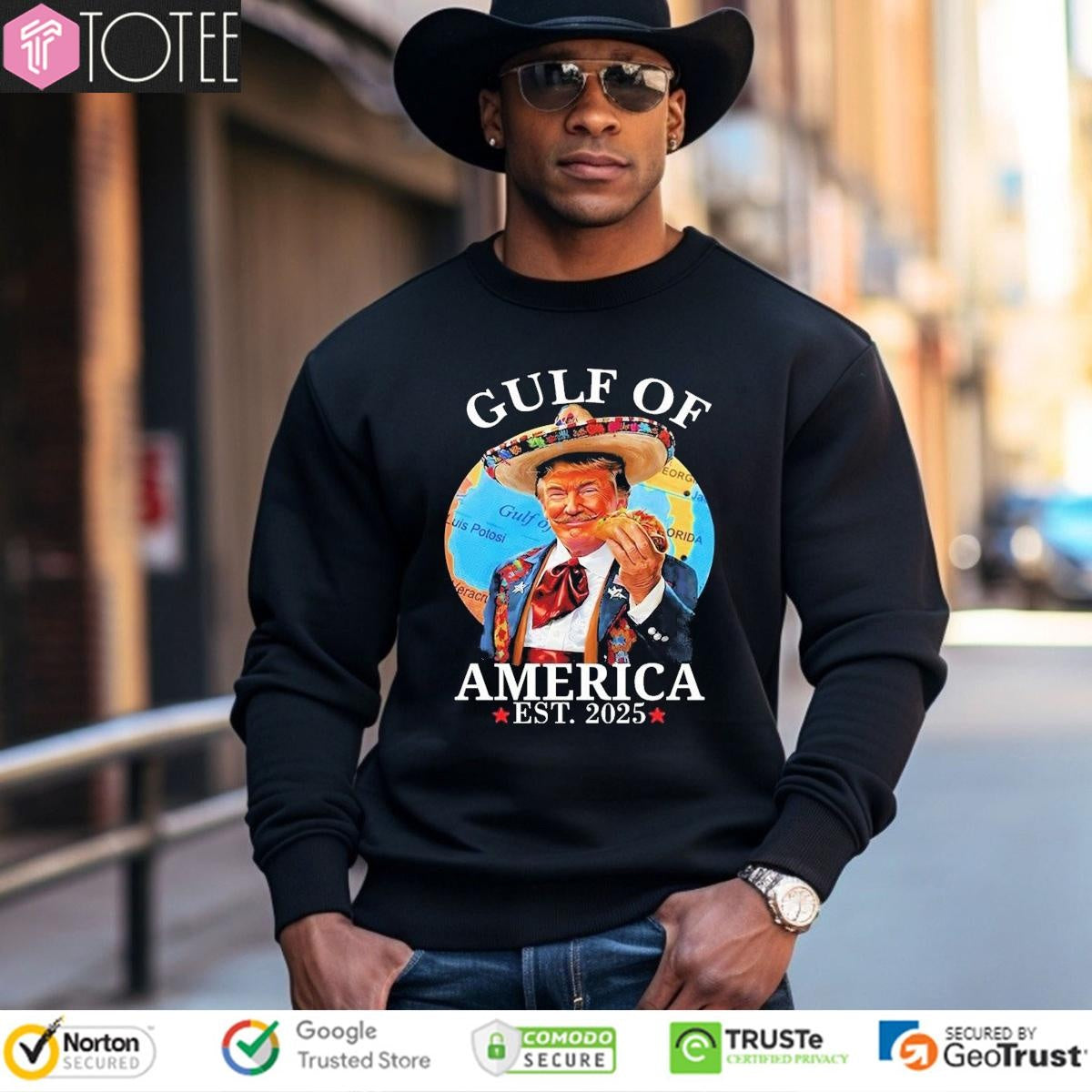 Gulf Of America Est 2025 Trump Taco T-shirt