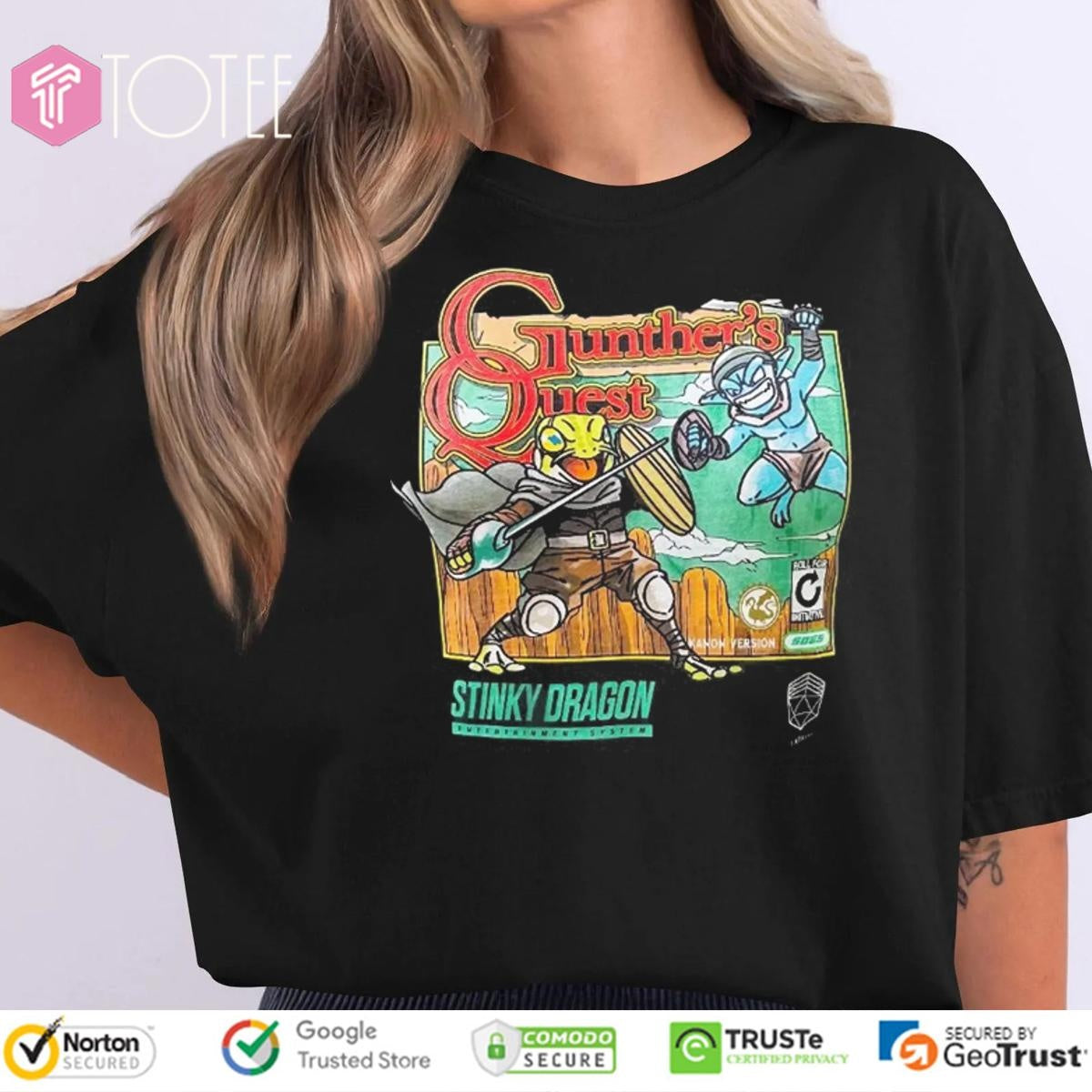 Gunthers Quest Tales From The Stinky Dragon T-shirt