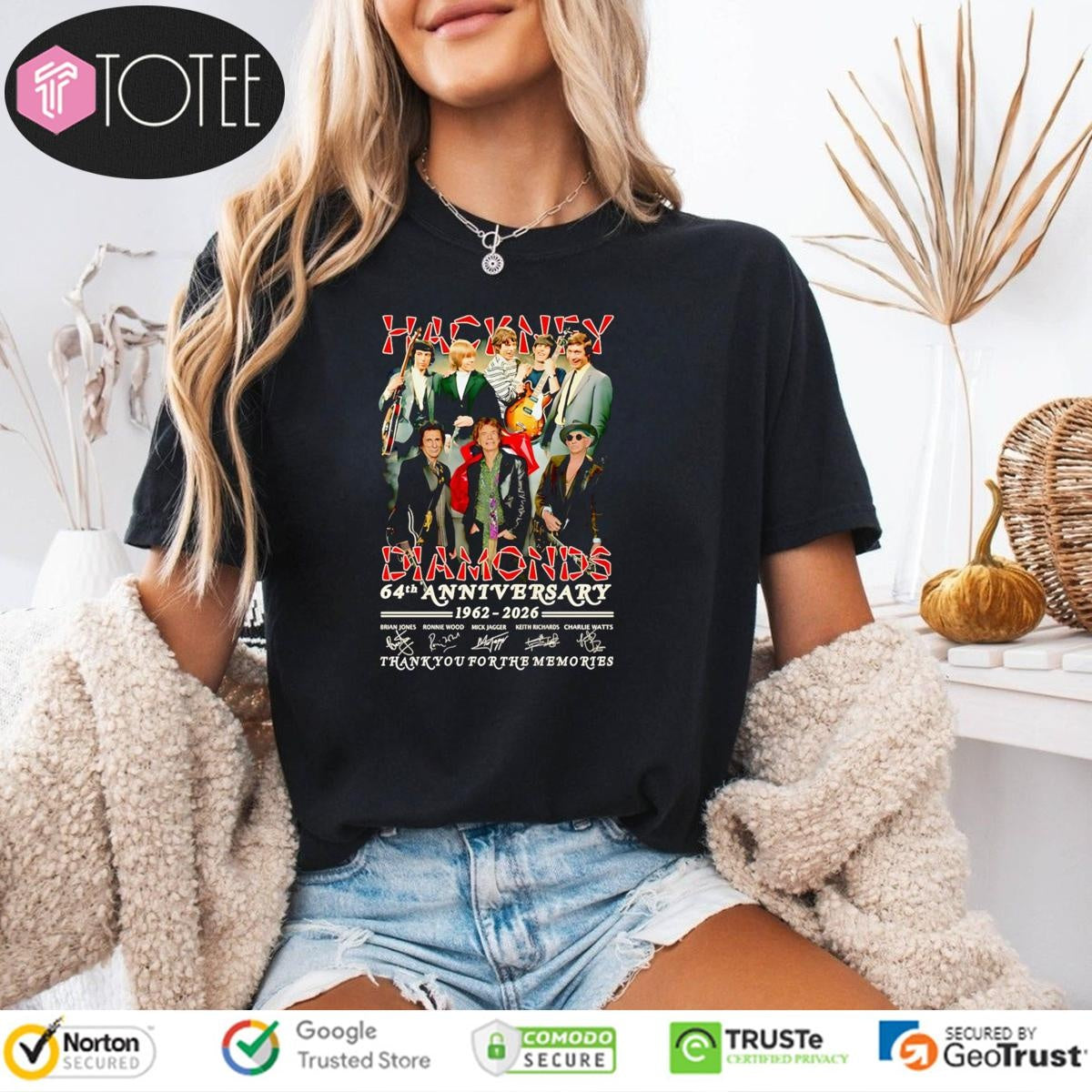 Hackney Diamonds 64Th Anniversary 1962 2026 Thank You For The Memories T-shirt