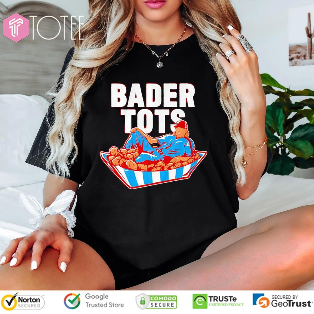 Harrison Bader Philly Bader Tots Boat T-shirt