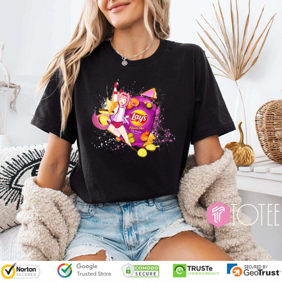 Haru Urara Uma Musume Pretty Derby Lays Flamin Hot Dill Pickle Flavored Potato Chips T-shirt