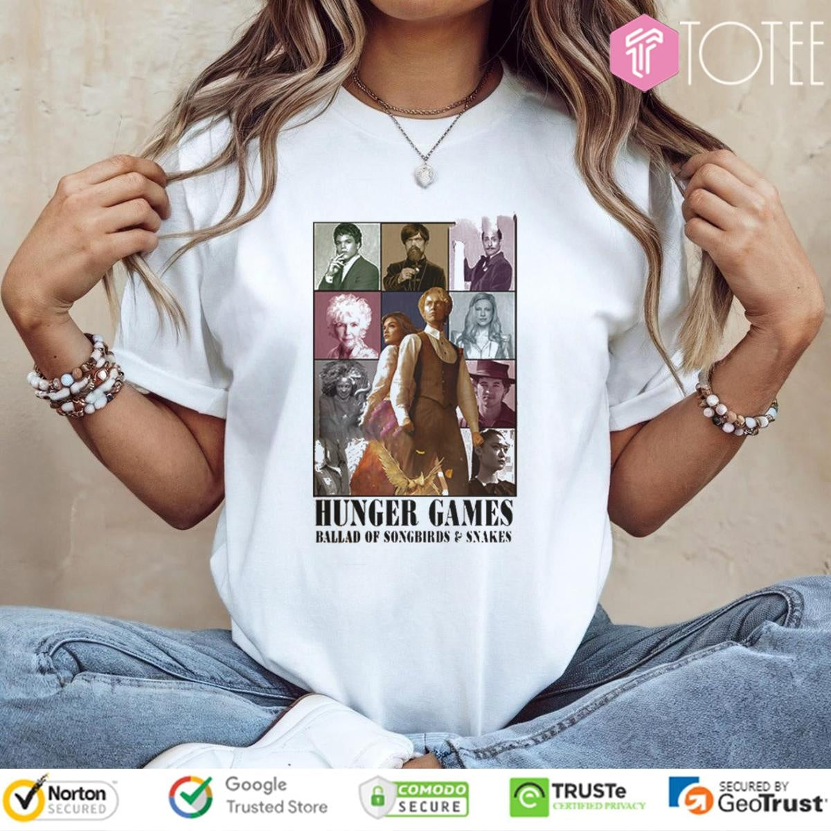 Hunger Games Coriolanus Snow Ballad Of Songbirds Snakes Ver Eras Tour T-shirt