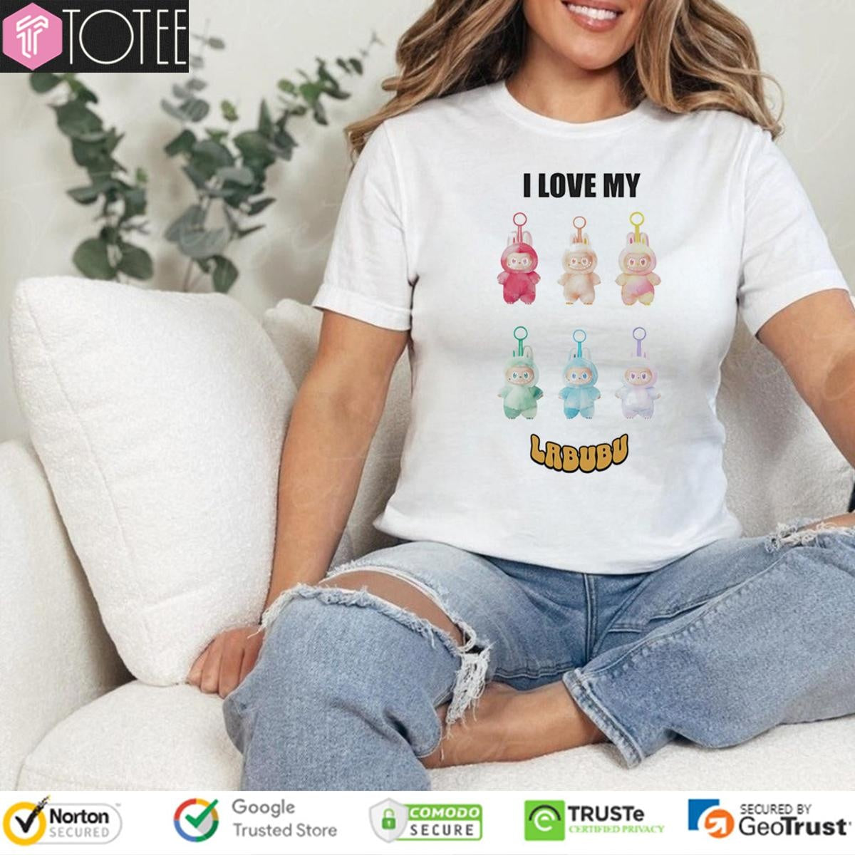 I Love My Labubu Monsters T-shirt
