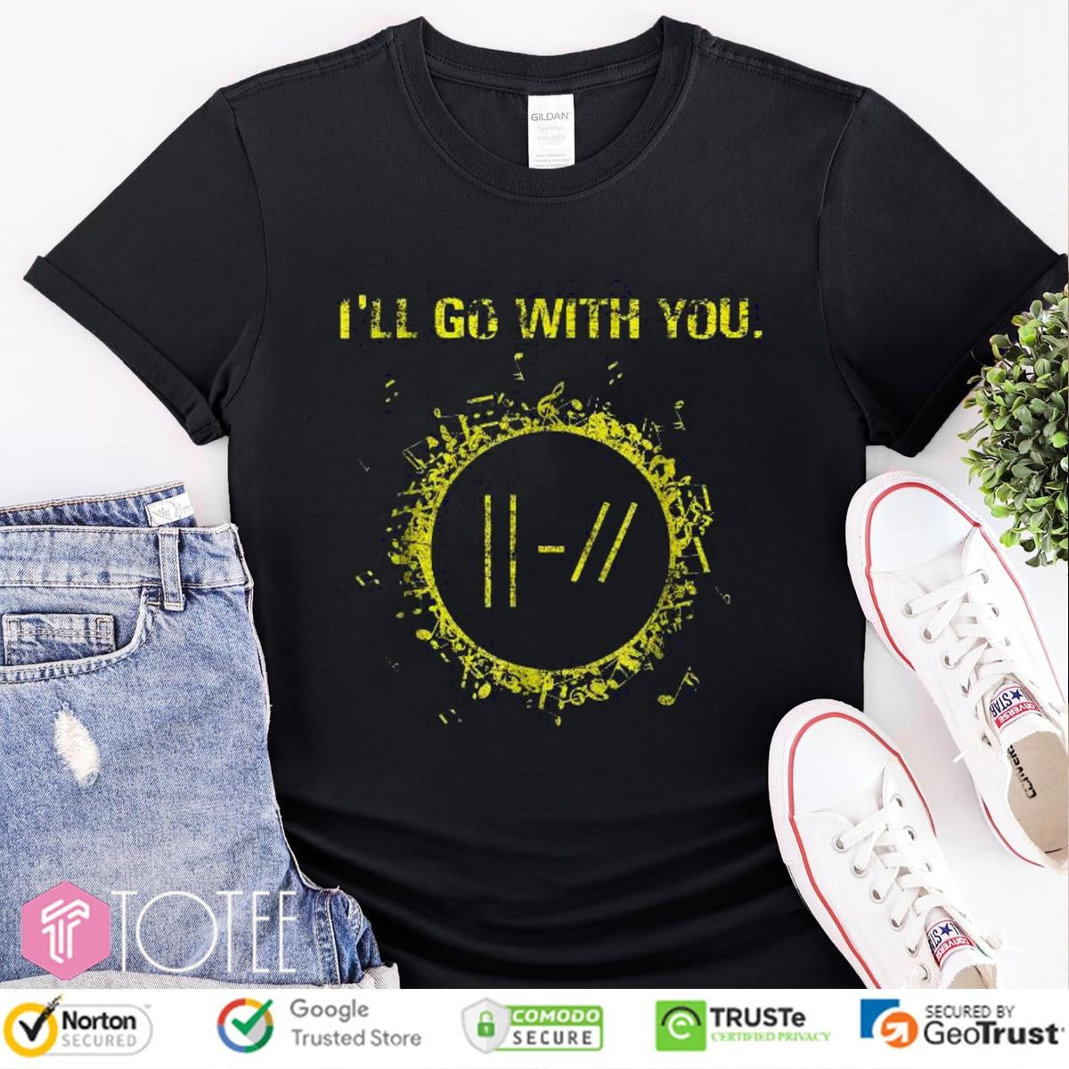 I Will Go With You Pilots T-shirt