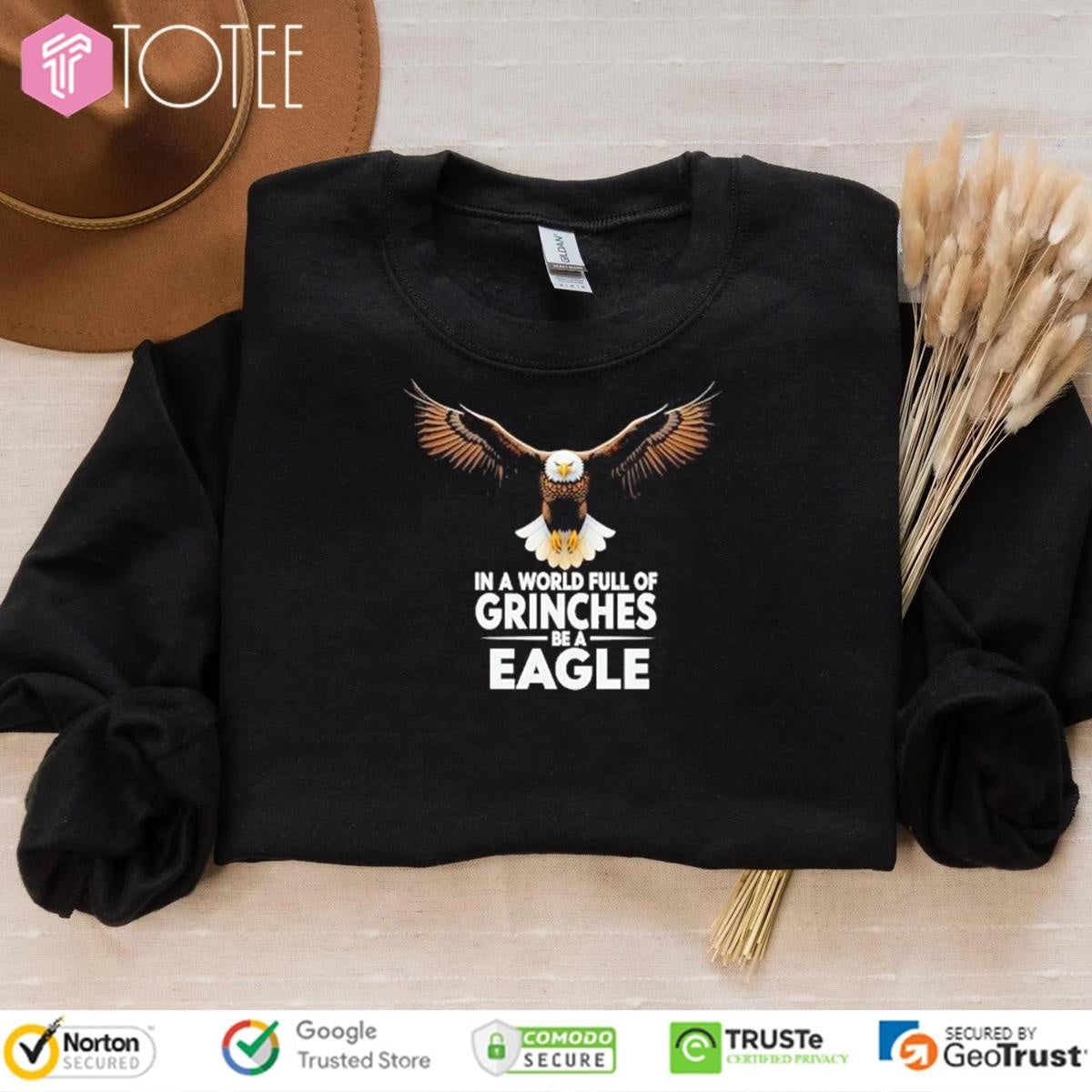 In A World Full Of Grinches Be A Eagle T-shirt