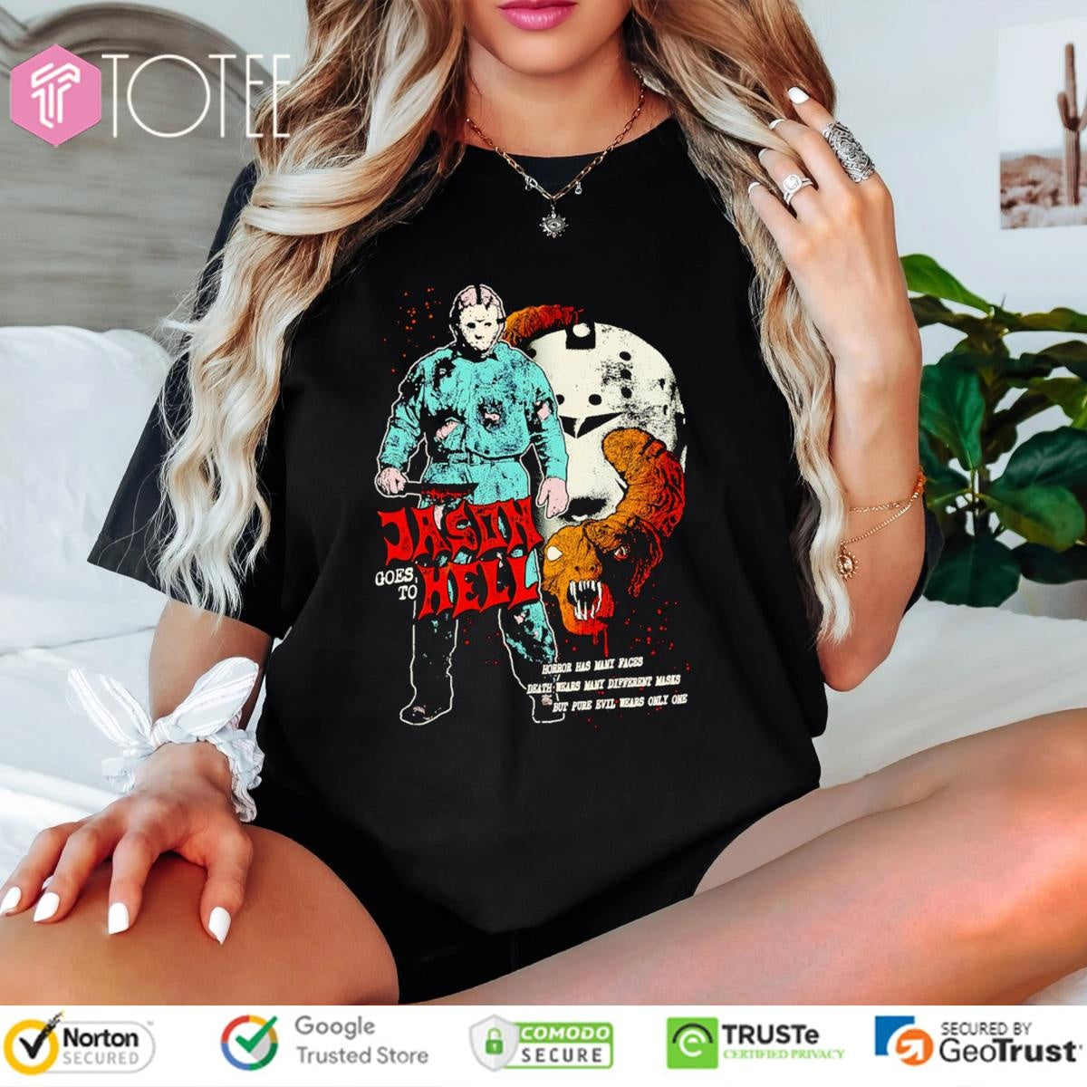 Jason Voorhees Goes To Hell Horror Has Many Faces T-shirt