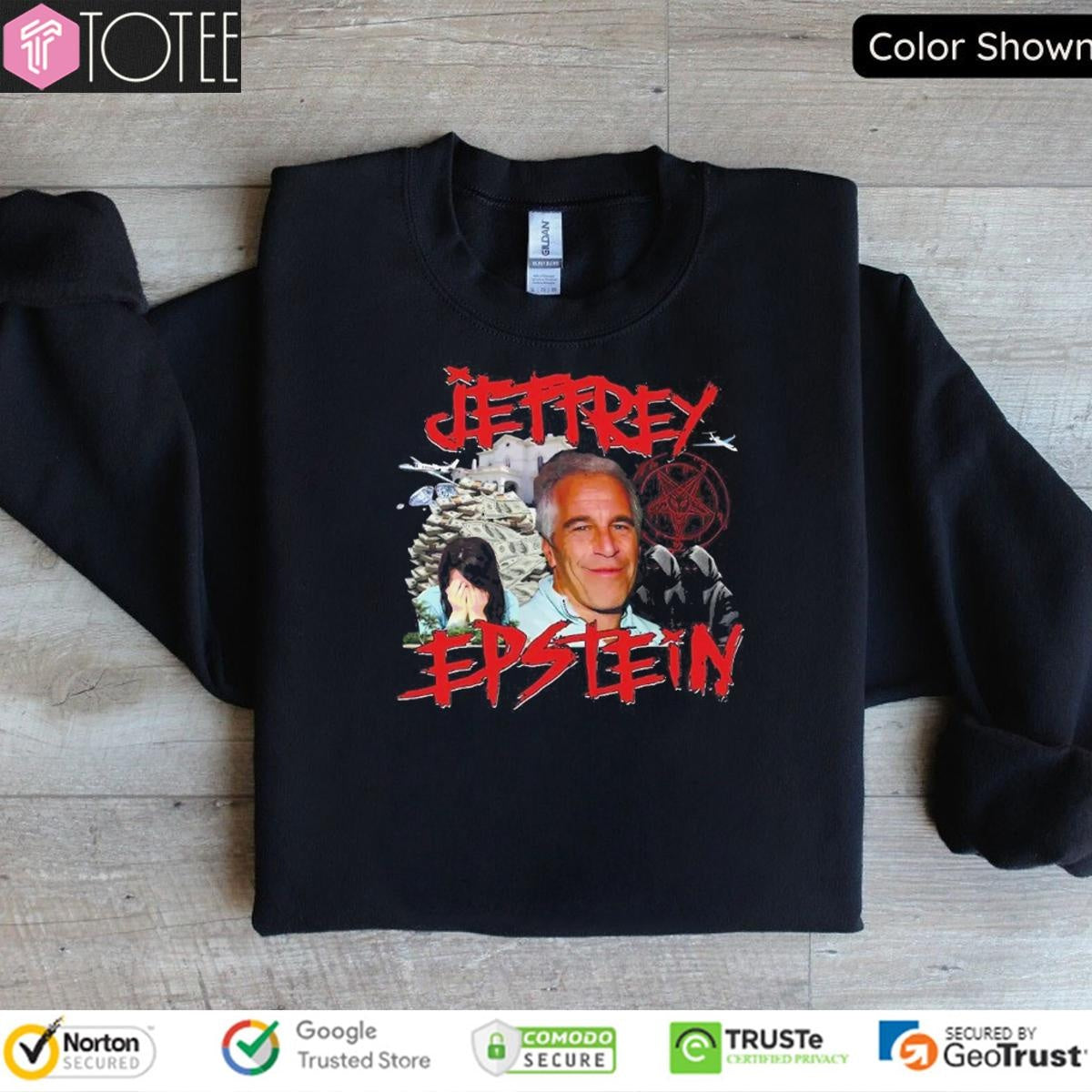 Jeffrey Epstein Island Shitpost T-shirt