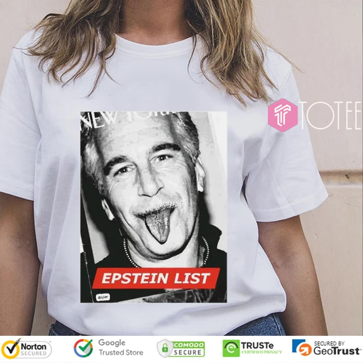 Jeffrey Epstein Tongue Out T-shirt