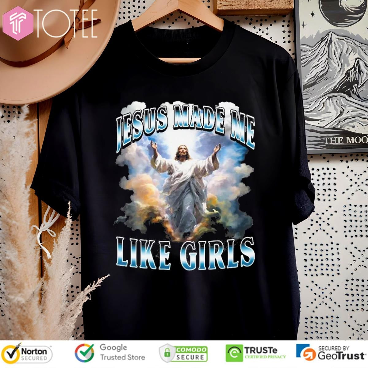 Jesus Made Me Like Girls Bootleg T-shirt