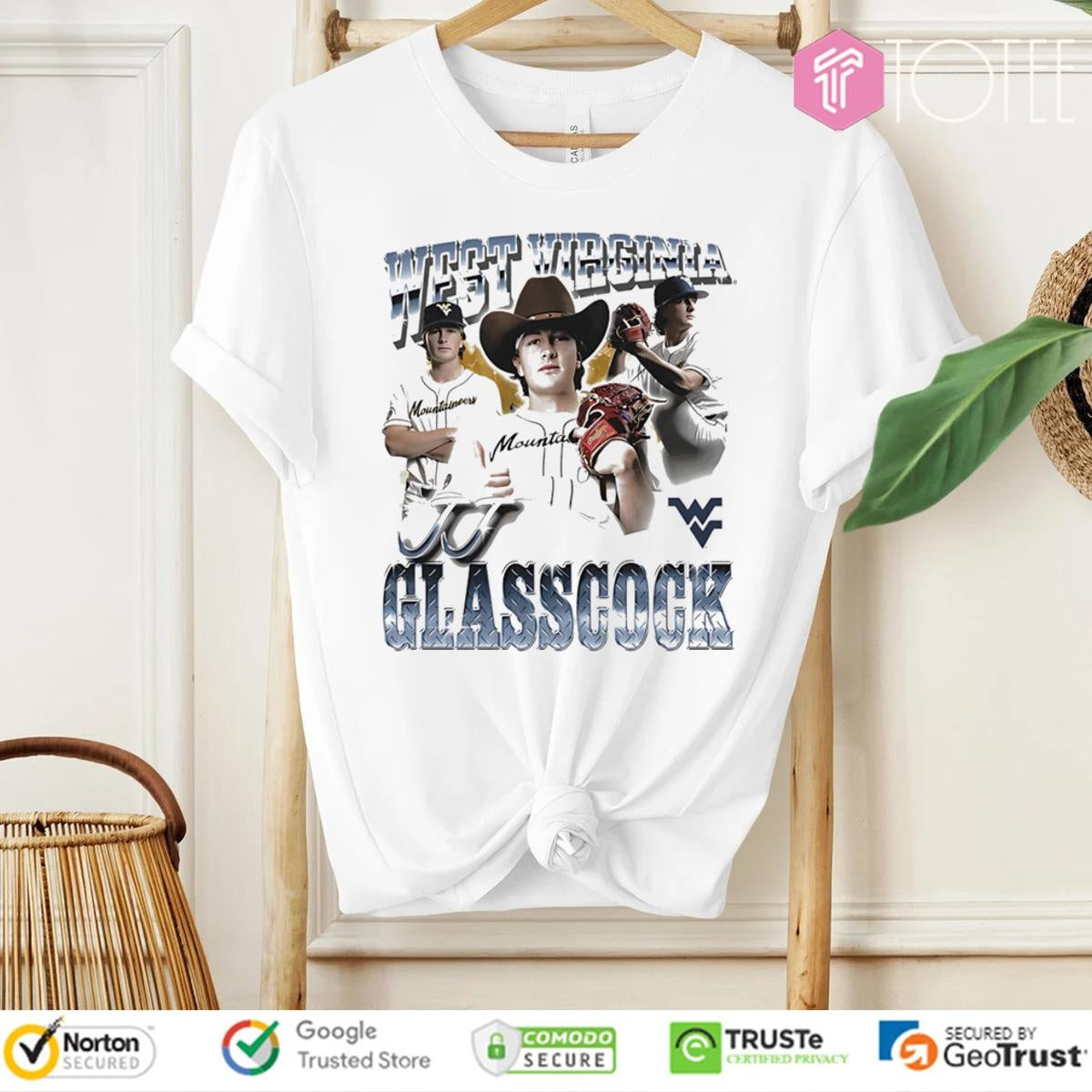 Jj Glasscock Baseball West Virginia Bootleg T-shirt