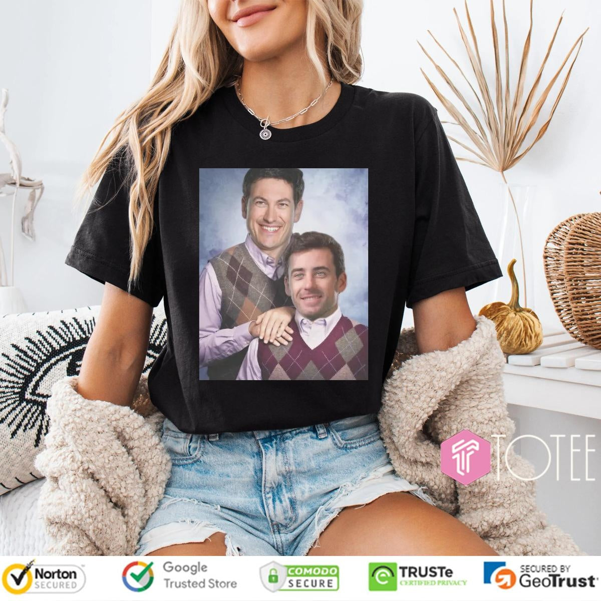 Joey Logano Ryan Blaney Parody Step Brothers T-shirt