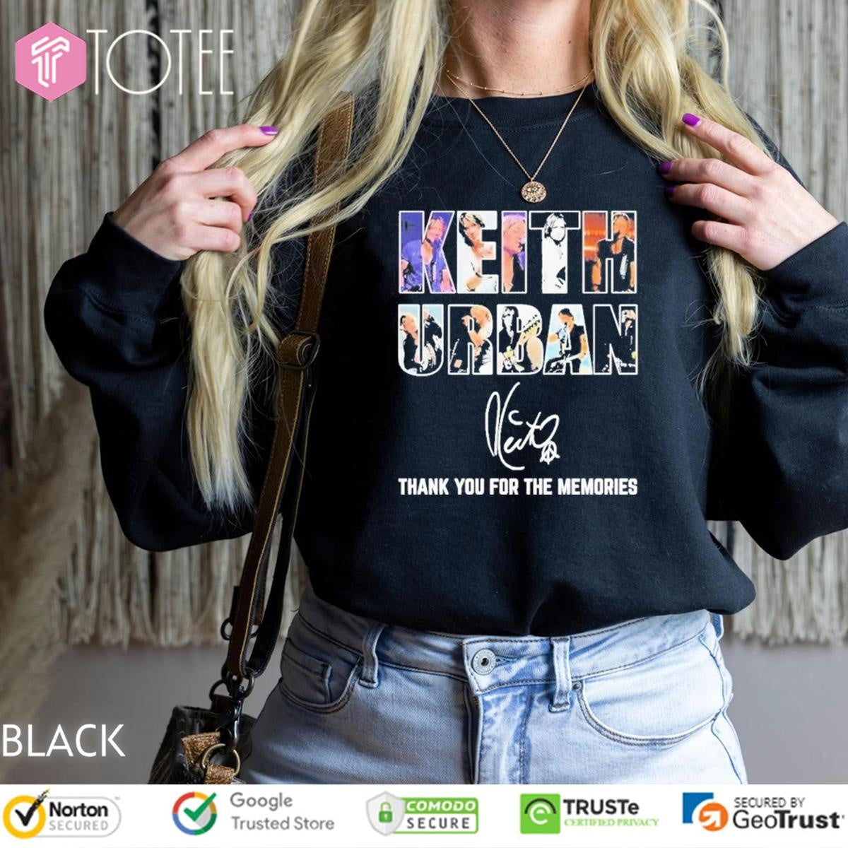 Keith Urban Signature Thank You Memories T-shirt