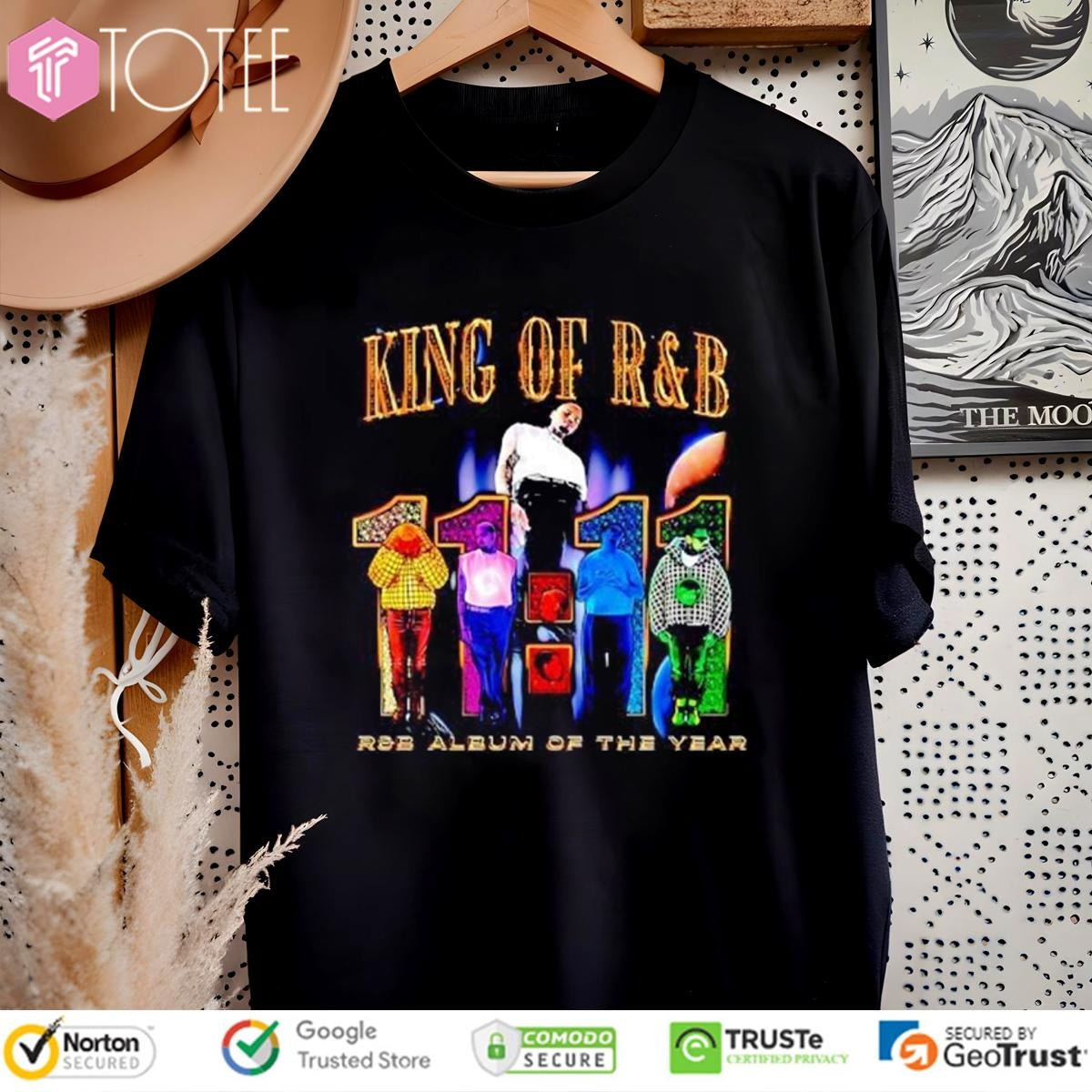 King Of R&B Chris Brown 11 11 Album Of The Year Colorful Graphic T-shirt