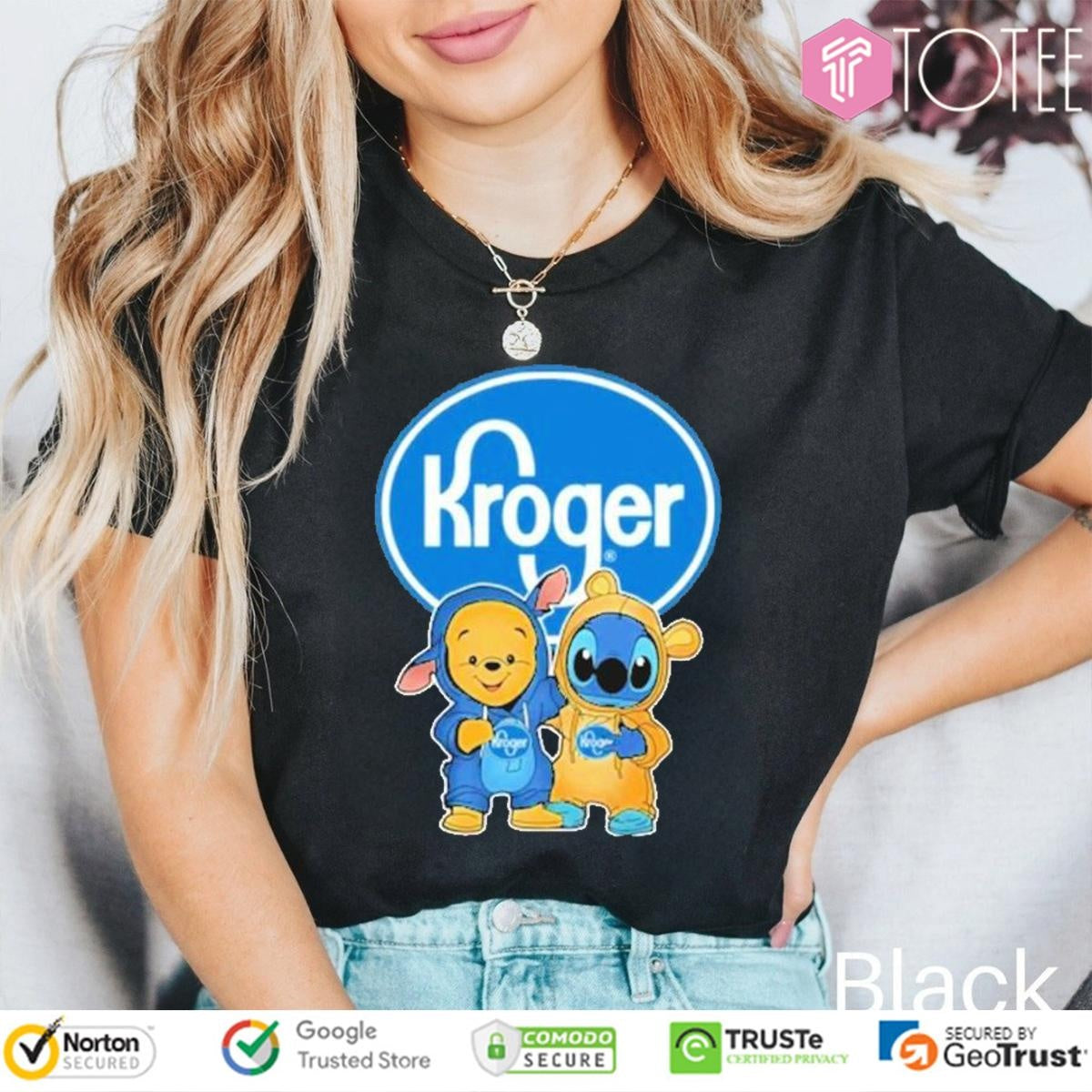 Kroger Pooh And Stitch T-shirt