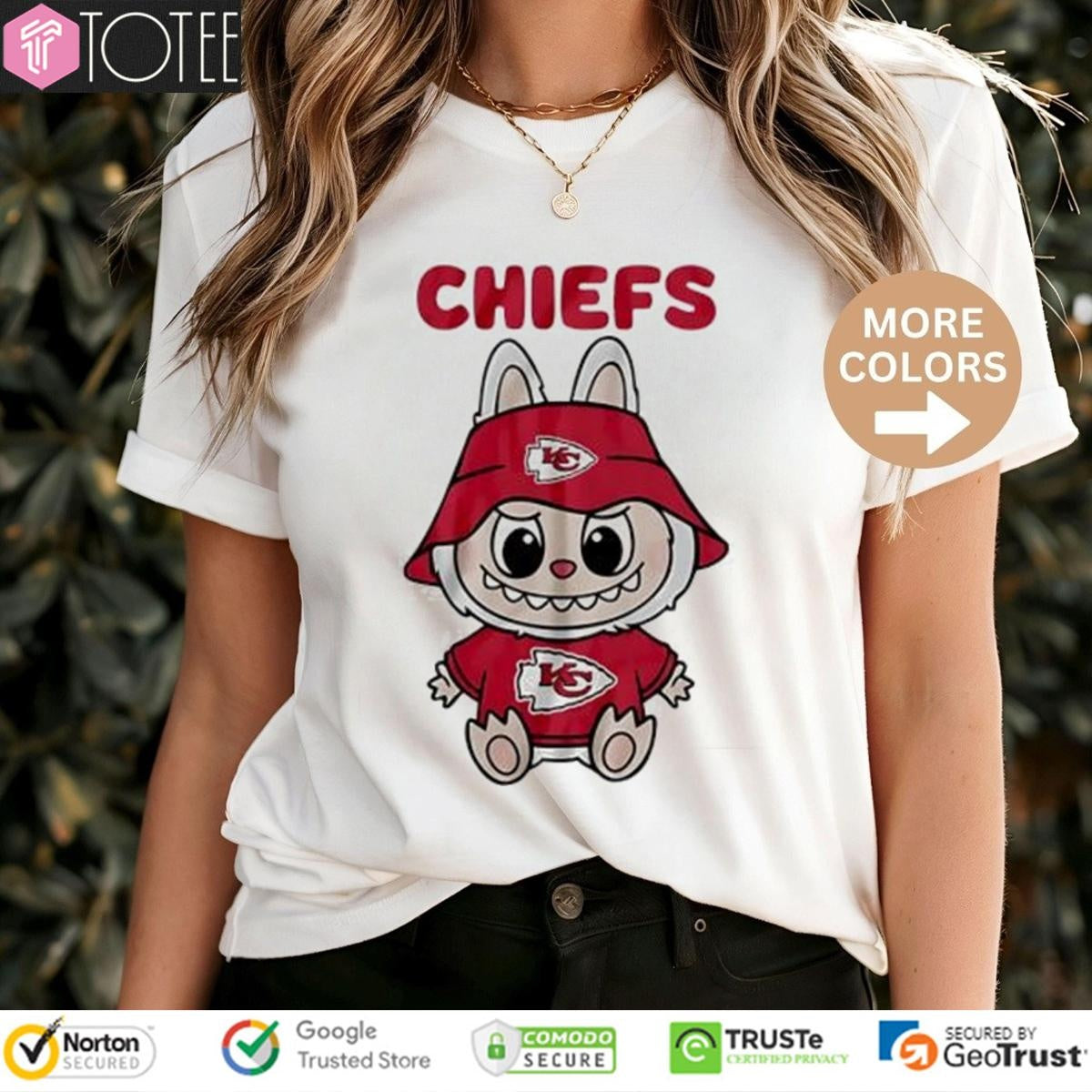 Labubu Kansas City Chiefs Lafufu T-shirt