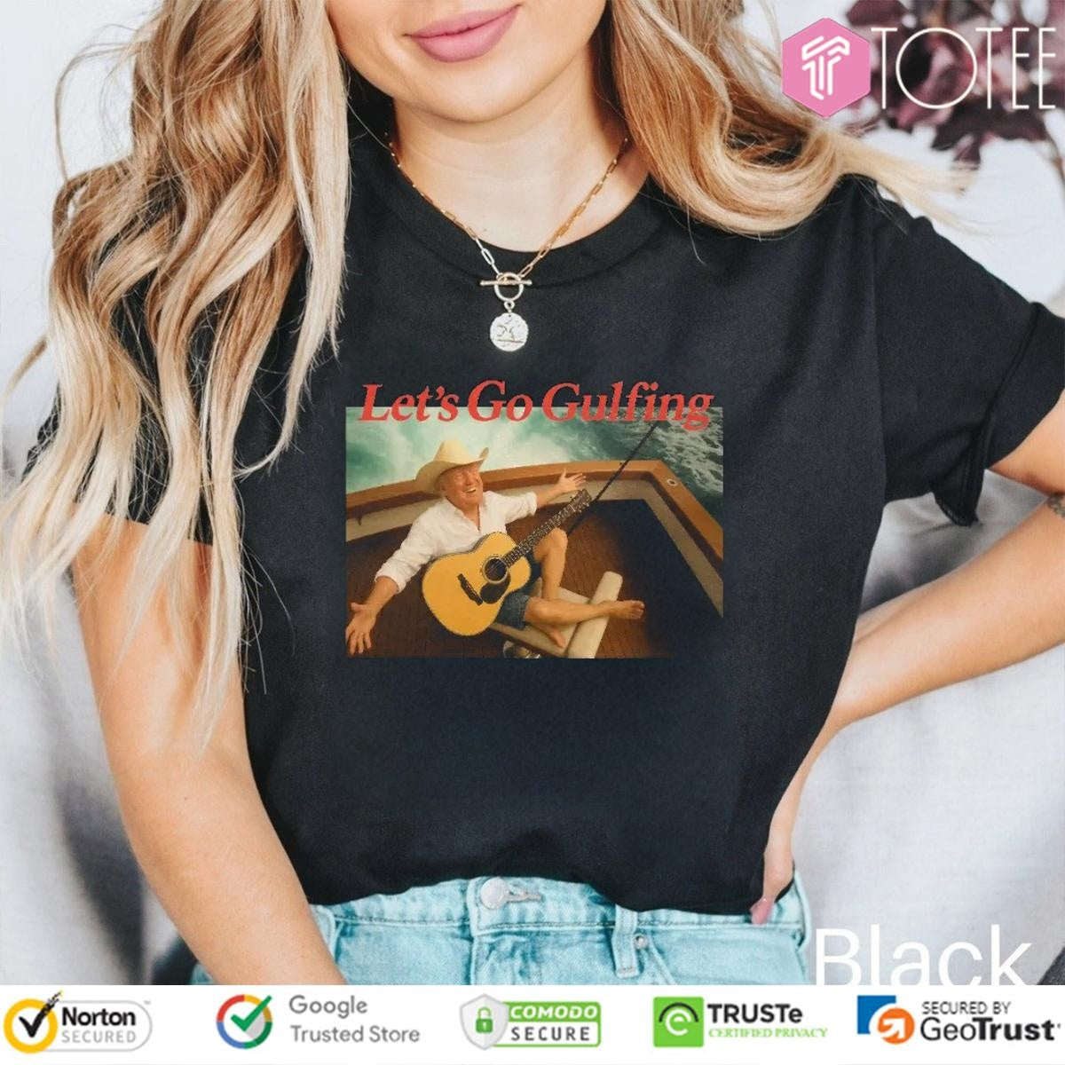 Lets Go Gulfing Parody Trump Gulf Of America T-shirt