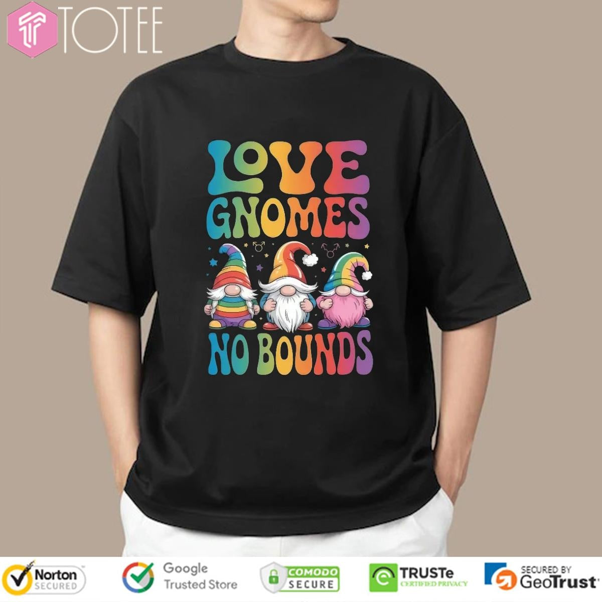 Lgbt Pride Love Gnome No Bounds T-shirt
