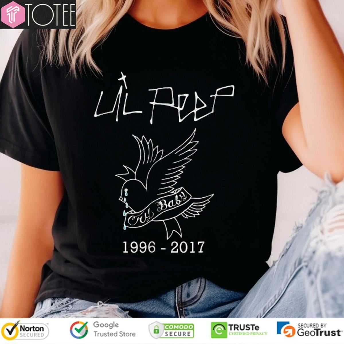 Lil Peep Rapper Crybaby Hellboy T-shirt