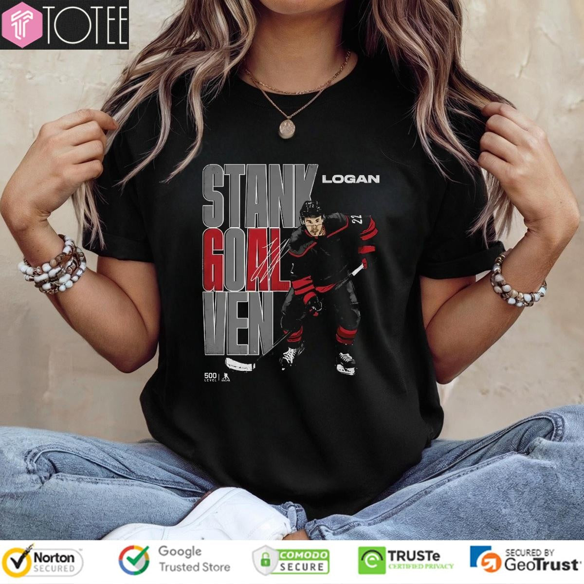 Logan Stankoven Carolina Hurricanes Stankgoalven Signature T-shirt