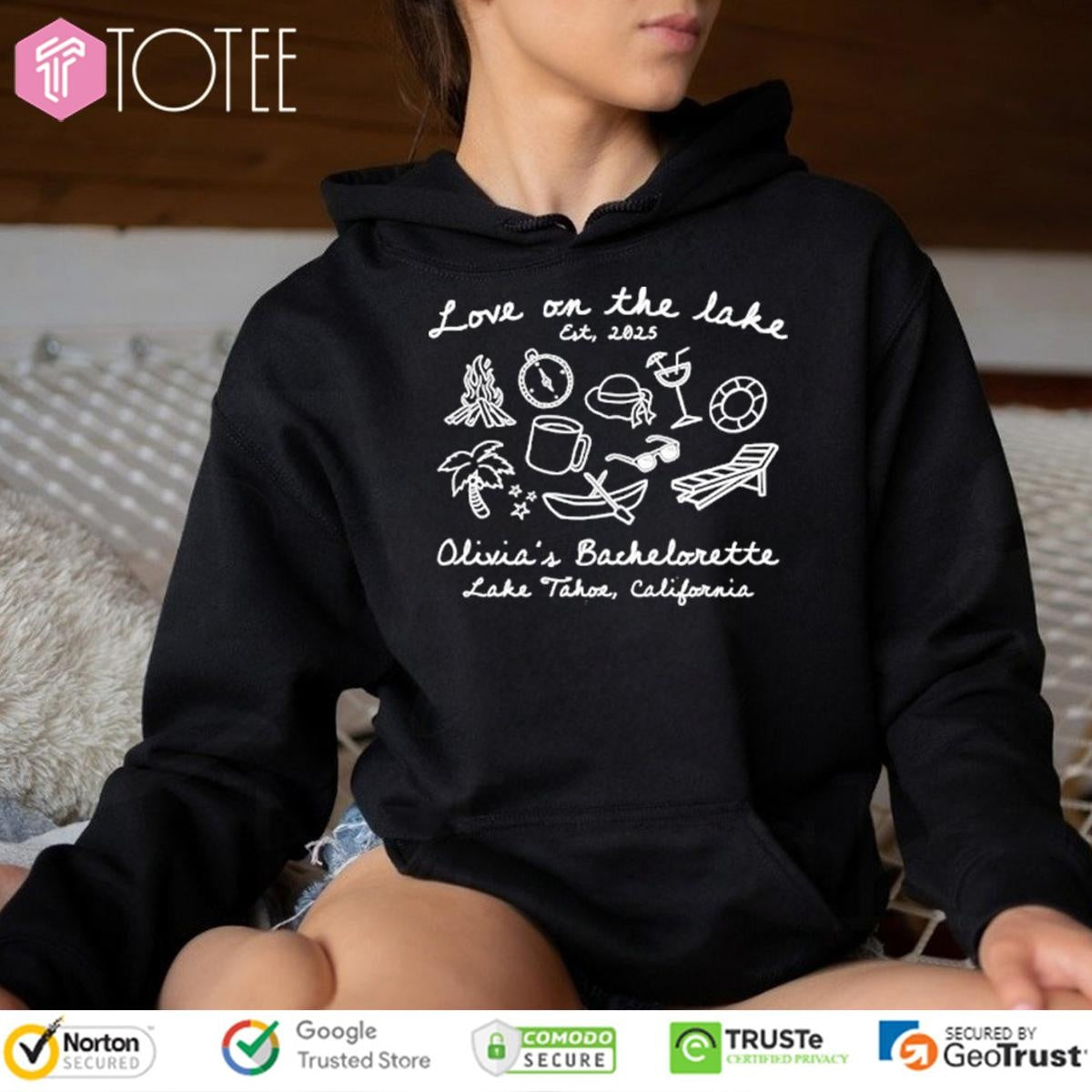 Love On The Lake Olivia Bachelorette Lake Tahoe California T-shirt