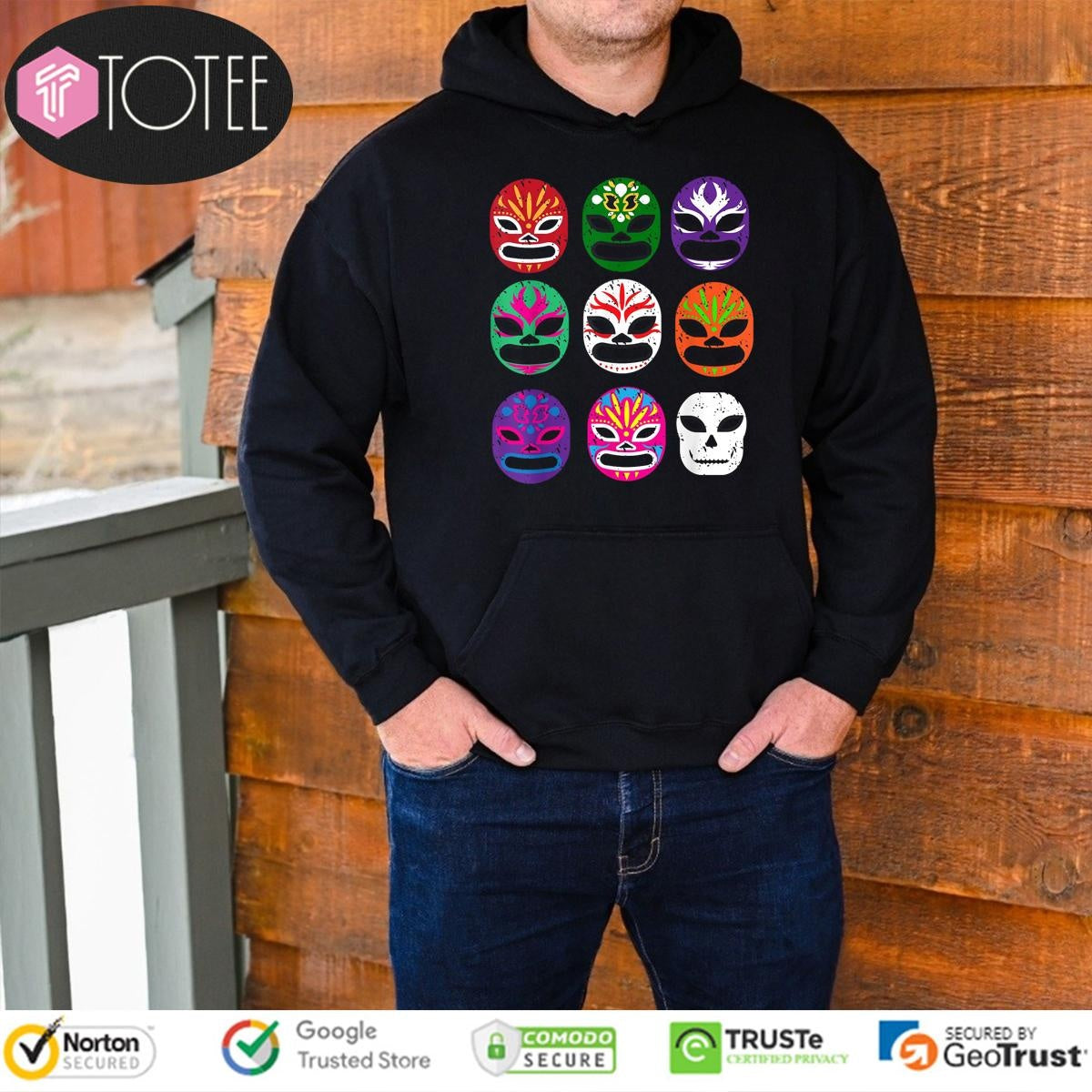 Lucha Libre Masks Mexican Wrestling T-shirt