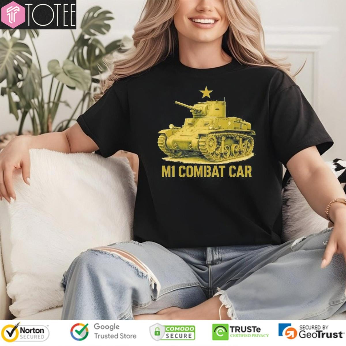 M1 Tank Combat Car U.S. Army T-shirt