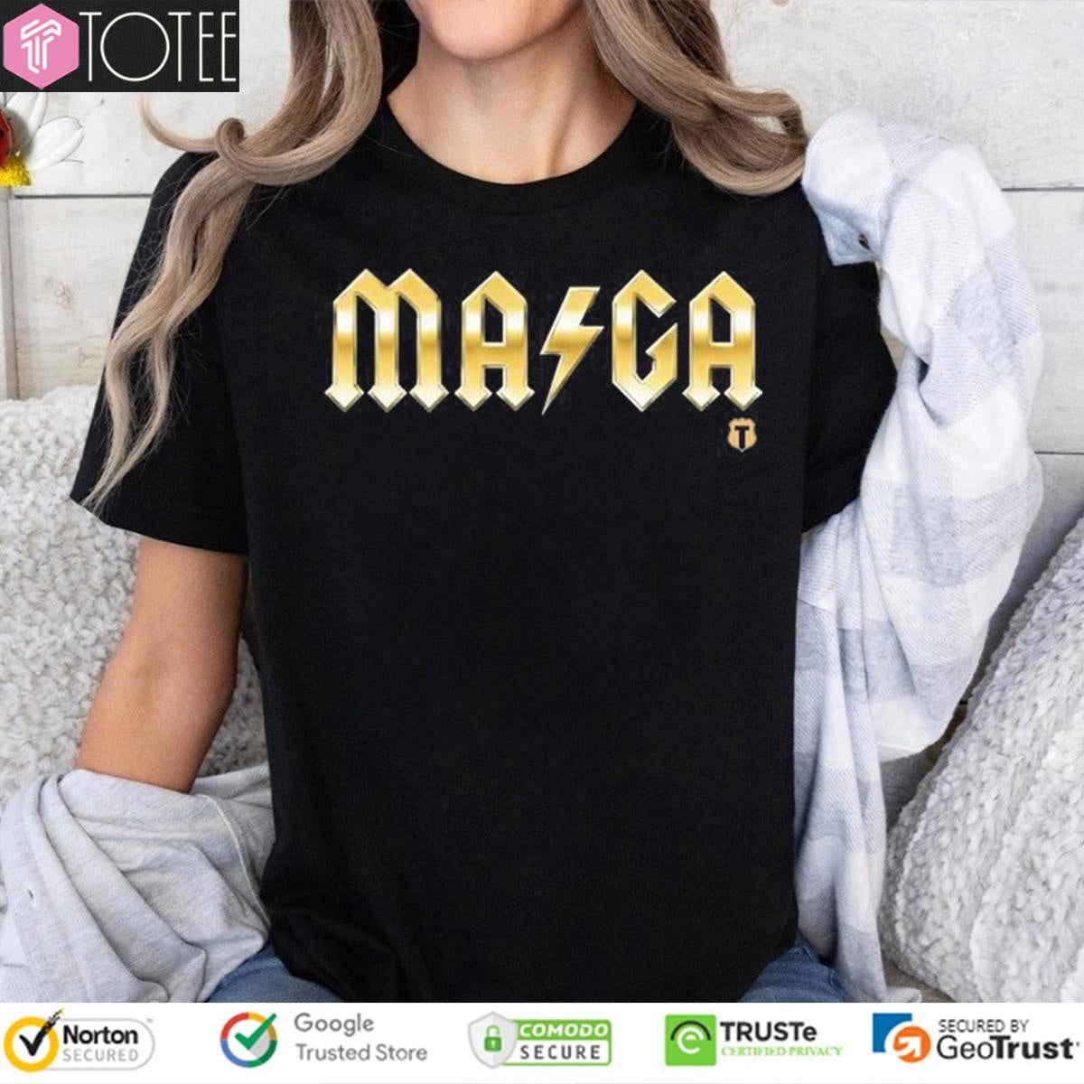 Maga The Officer Tatum Parody Acdc T-shirt