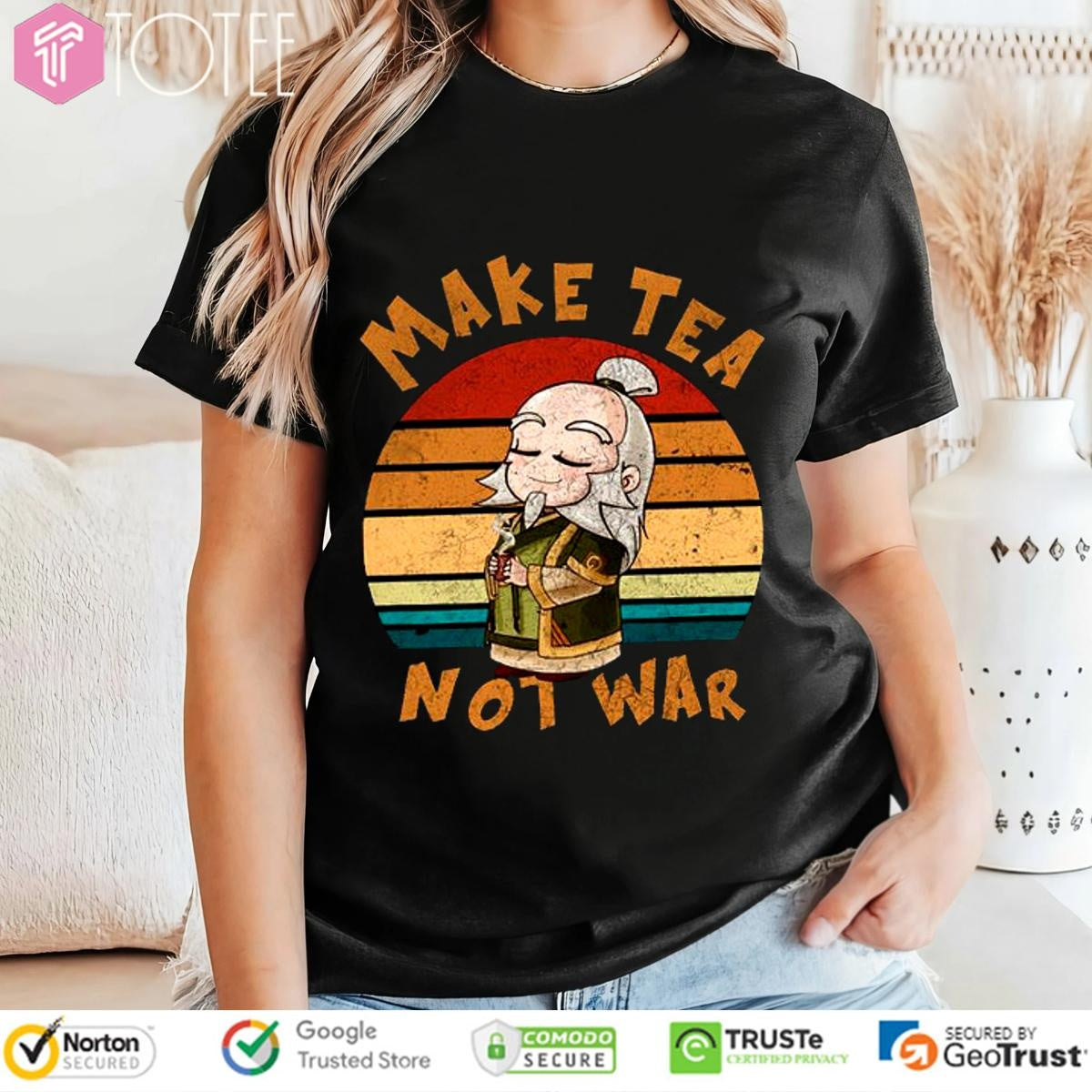 Make Tea Not War Vintage T-shirt