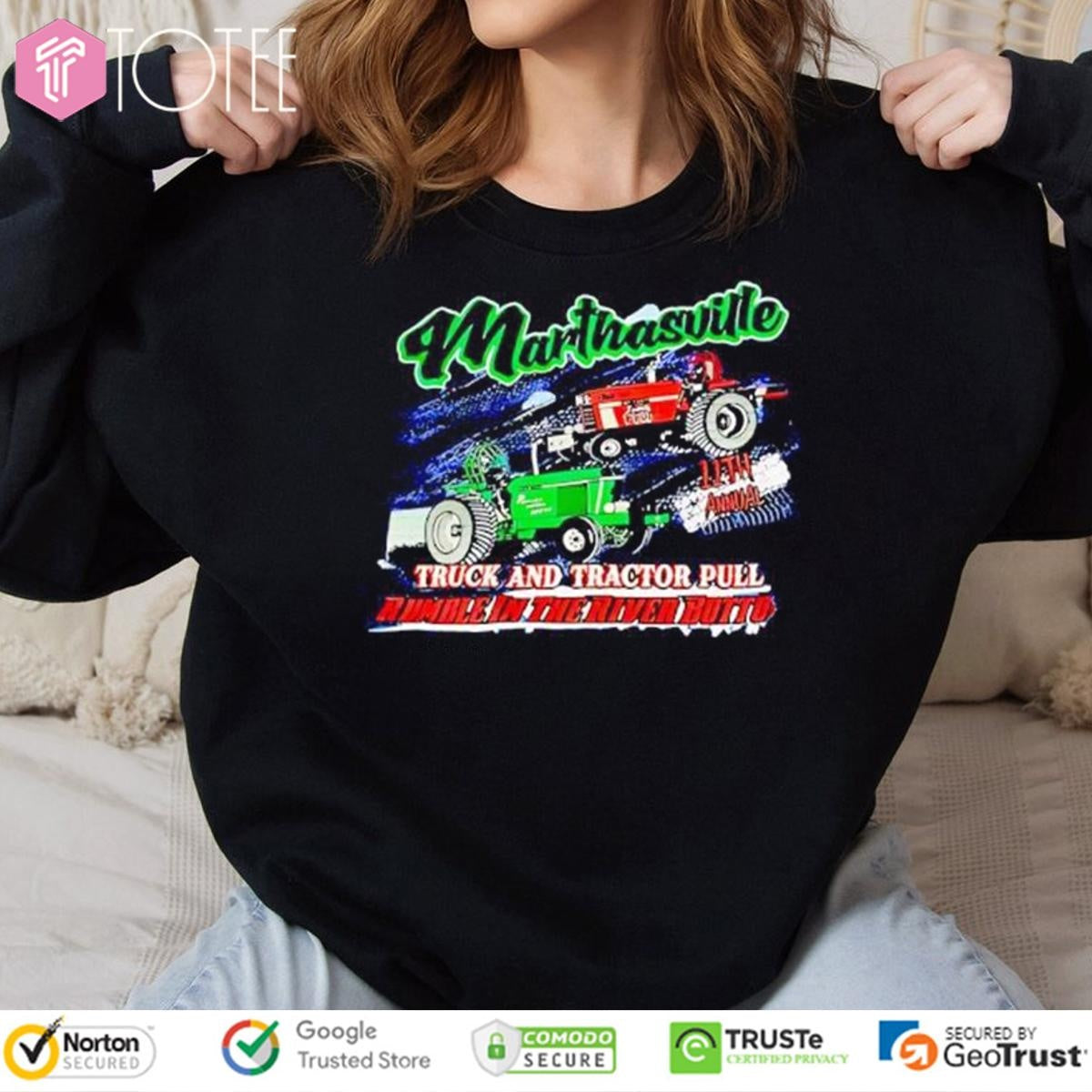 Marthasville Truck And Tractor Pull Rumble In The River Bottom T-shirt