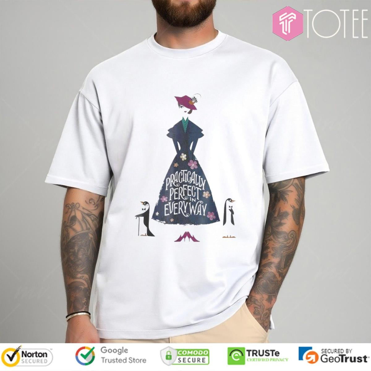 Mary Poppins Practically Perfect Everyway T-shirt