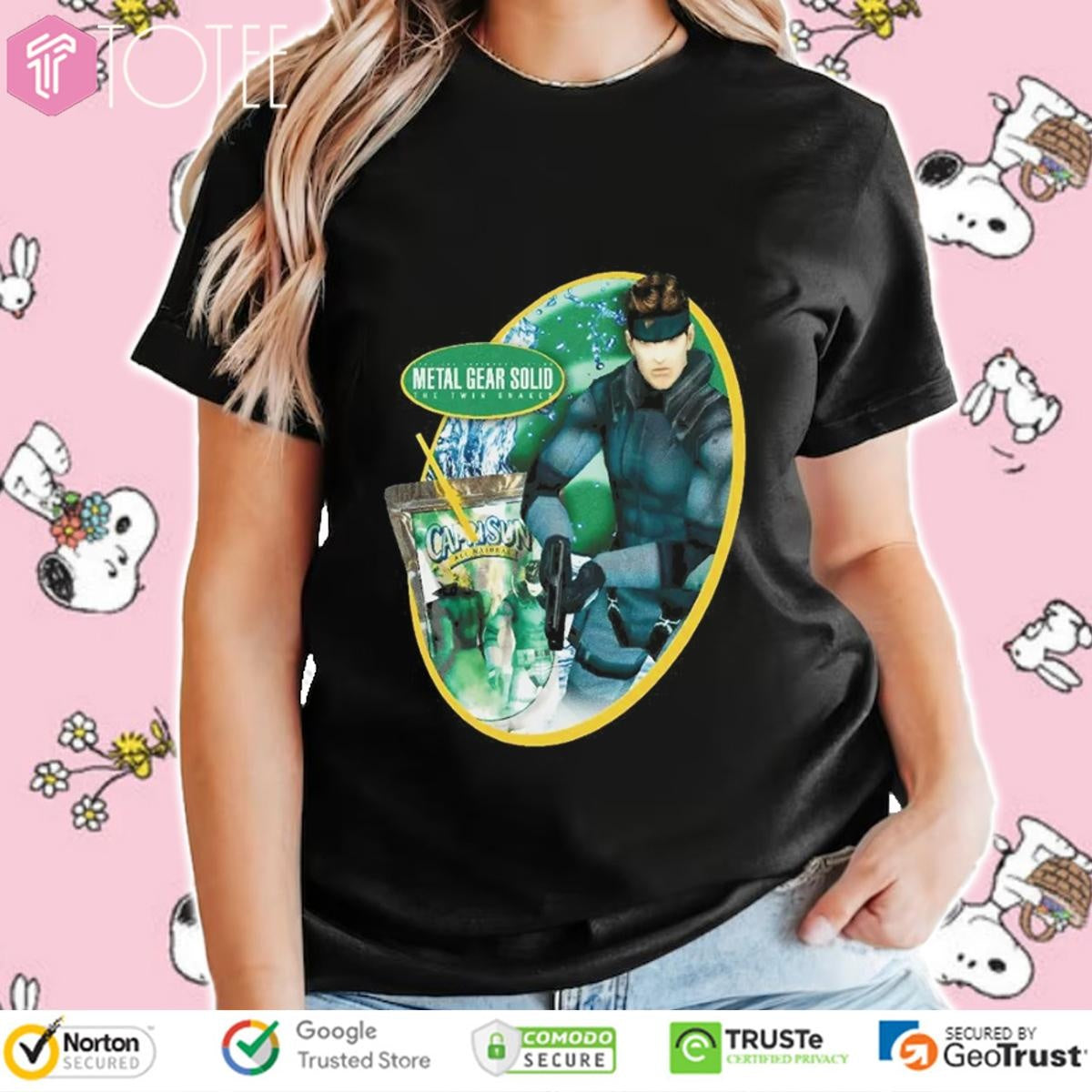 Metal Gear Solid The Twin Snakes Capri Sun All Natural T-shirt