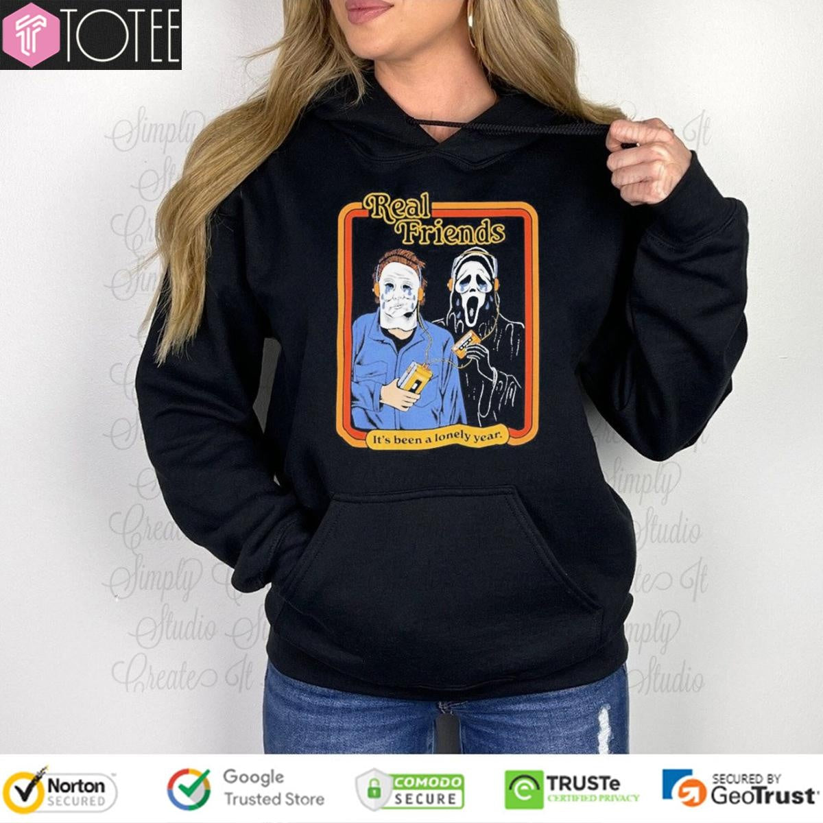 Michael Myers Ghostface Real Friends Its Been A Lonely Year T-shirt