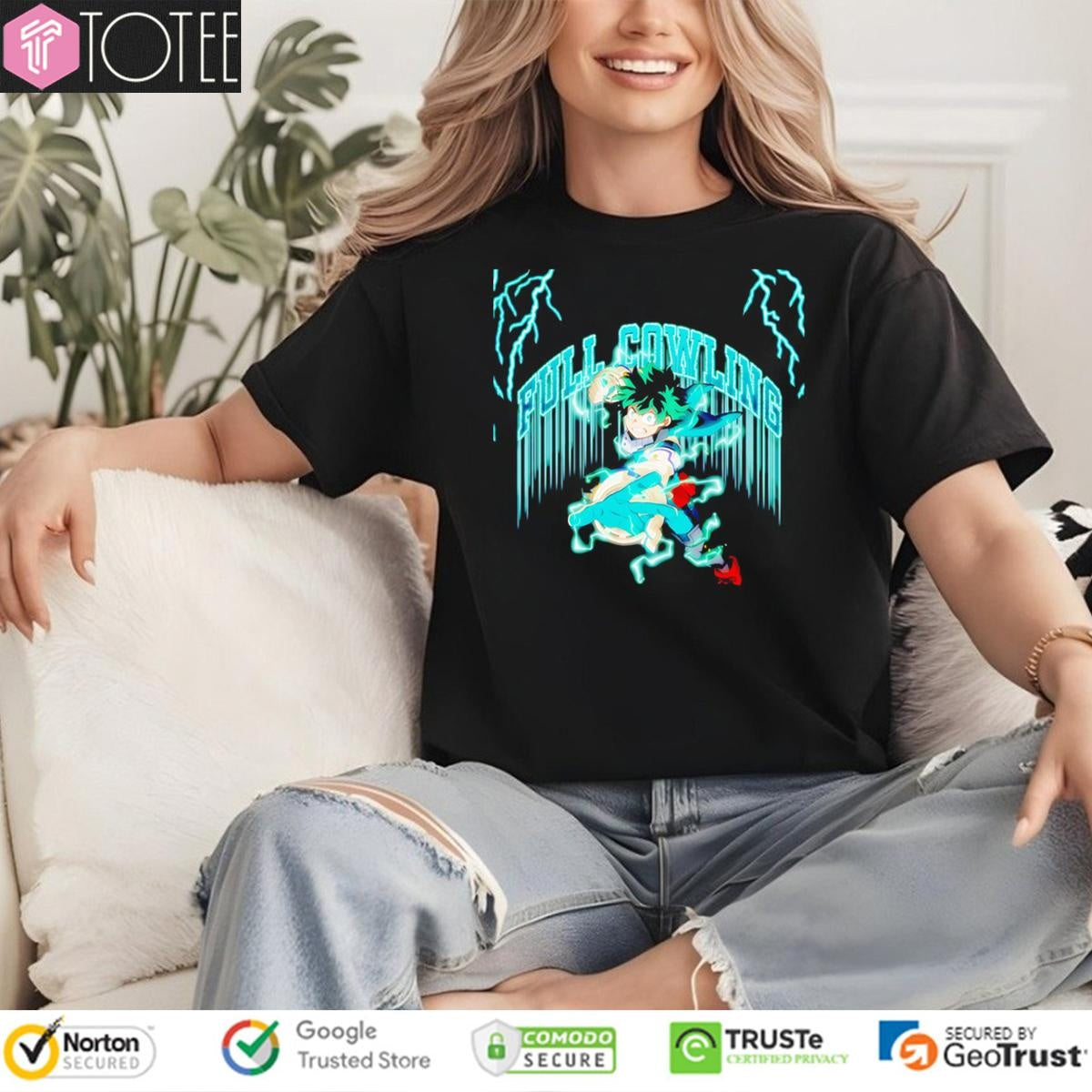 Midoriya Izuku Full Cowling My Hero Academia T-shirt