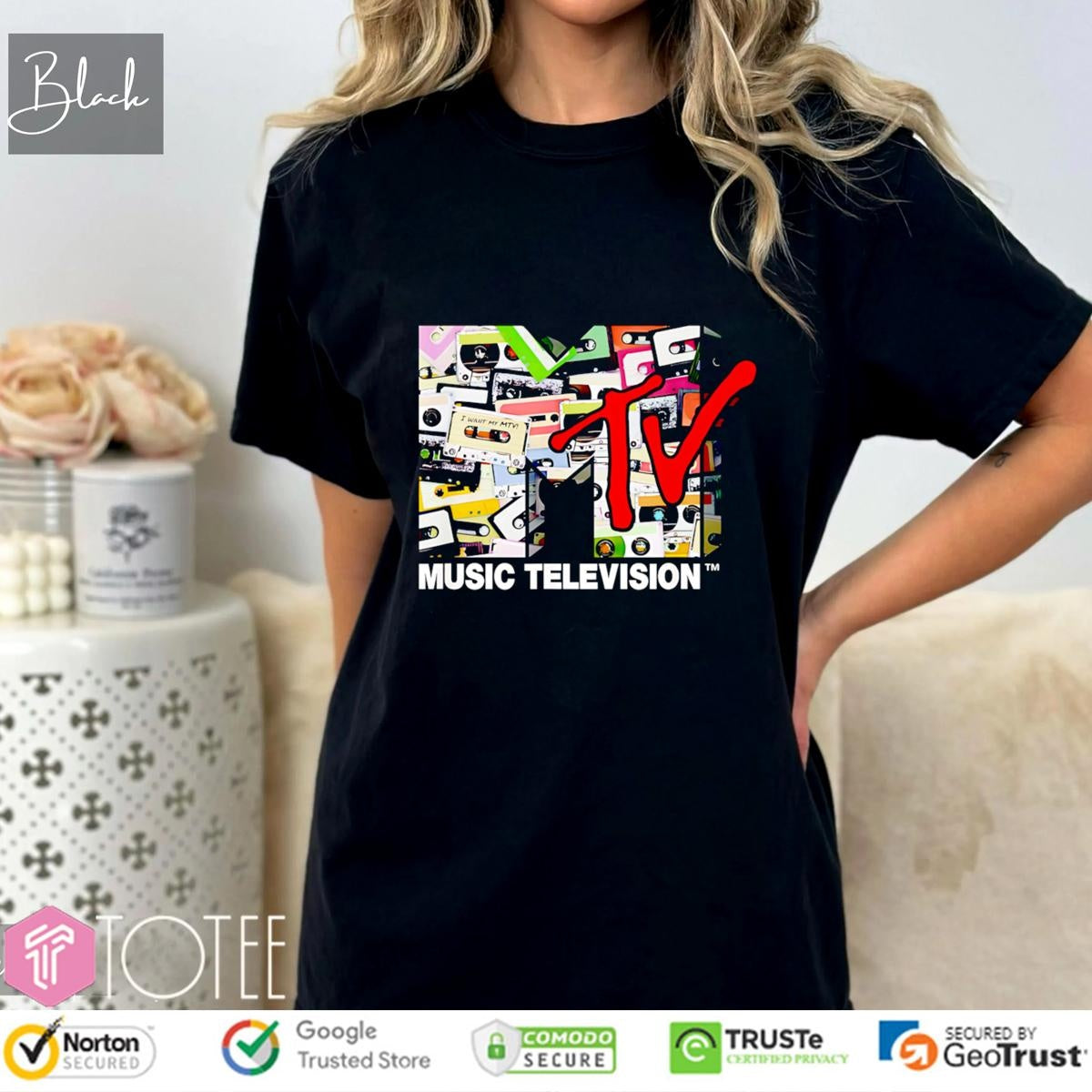 Music Television Mtv Logo T-shirt