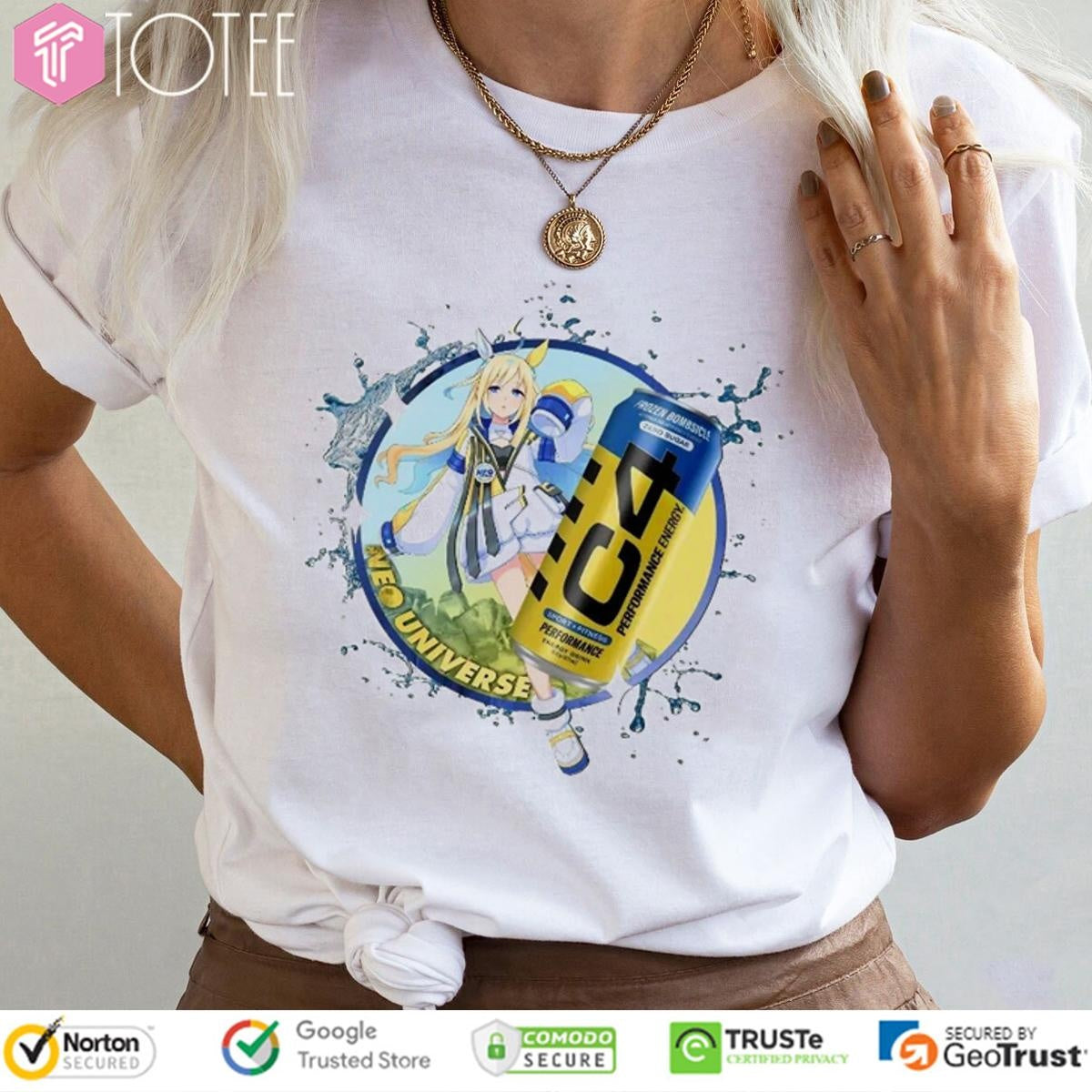 Neo Universe Uma Musume Pretty Derby C4 Performance Zero Sugar Energy T-shirt