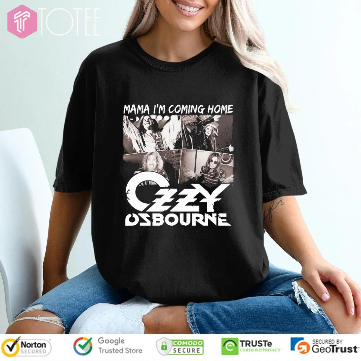 Ozzy Osbourne Rip 1948-2025 Mama Im Coming Home T-shirt