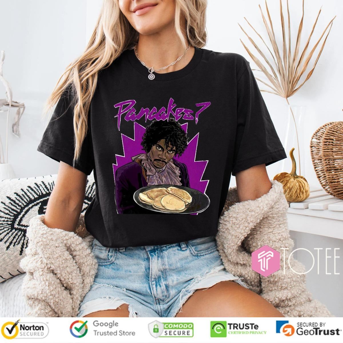 Pancakes X Prince T-shirt