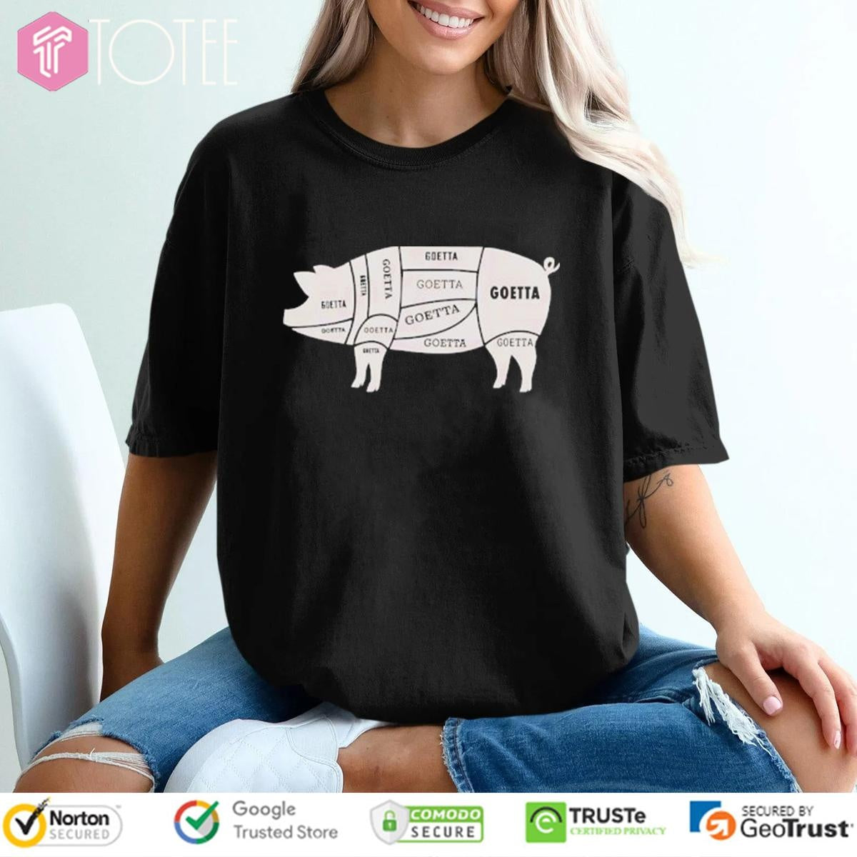Pig Goetta Diagram T-shirt