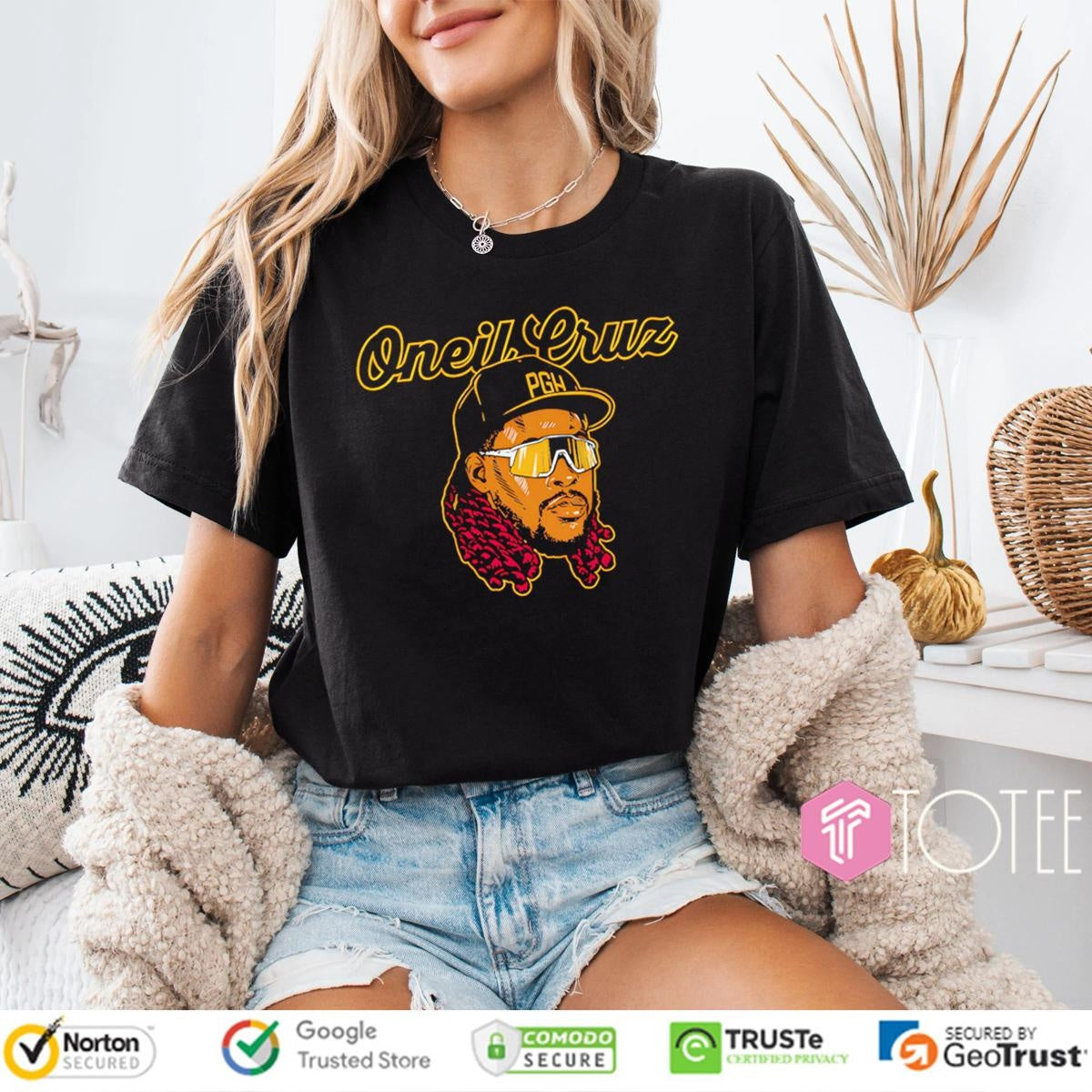 Pittsburgh Pirates Oneil Cruz Swag Head T-shirt