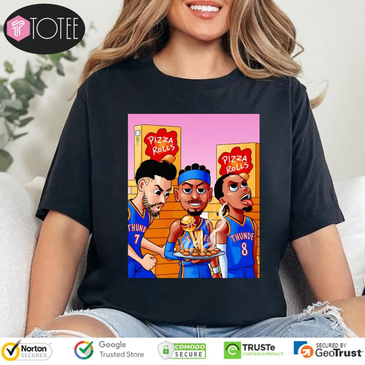 Pizza Rolls Oklahoma City Thunder T-shirt