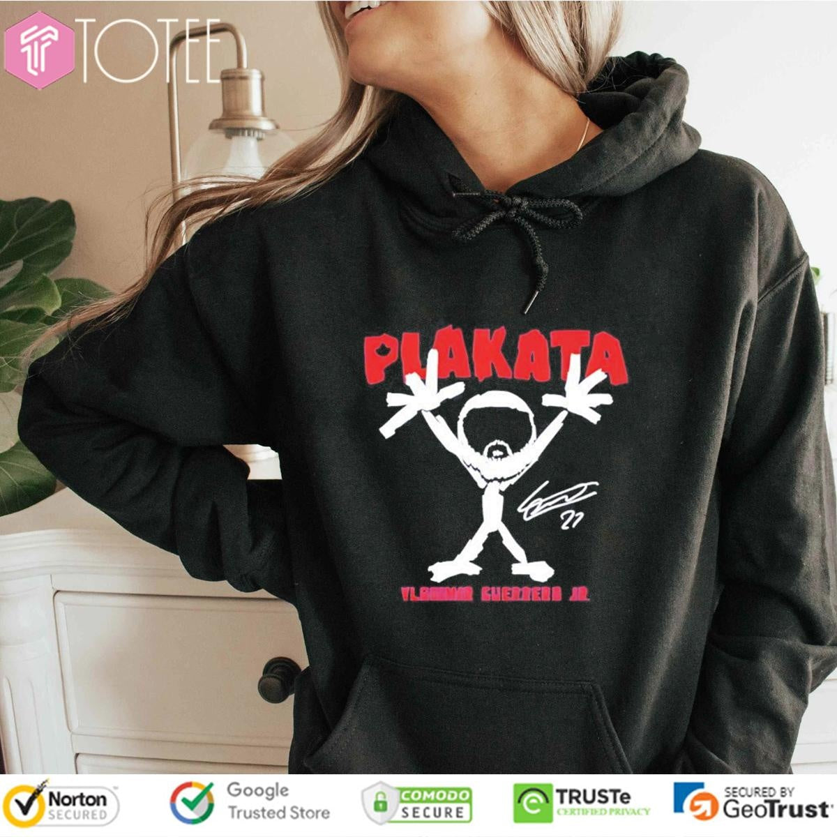 Plakata Stickman Vladimir Guerrero Jr. Signature T-shirt