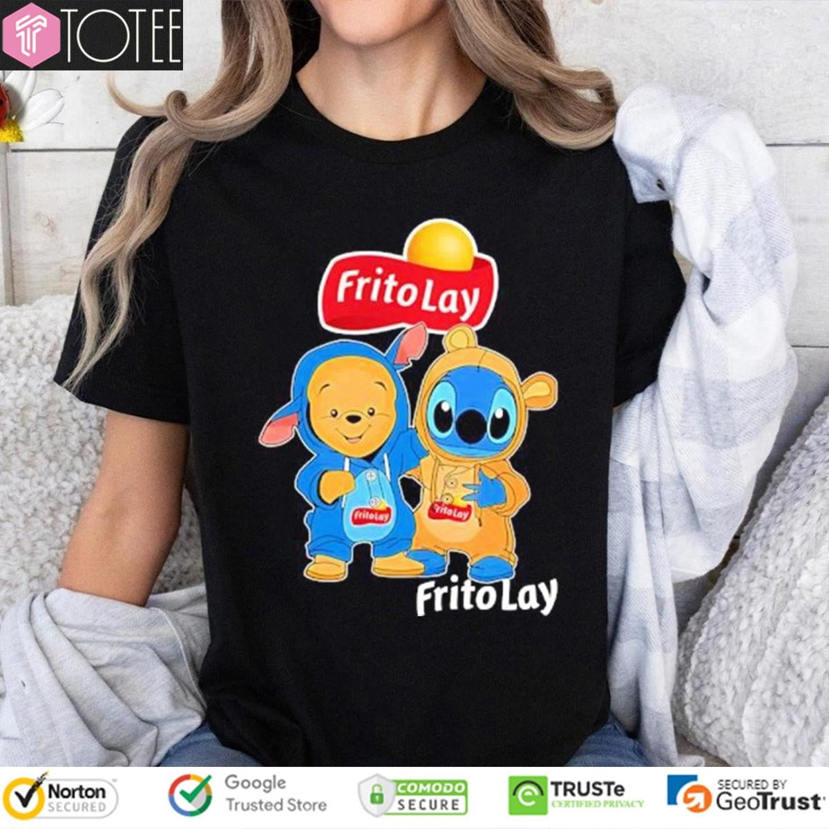 Pooh And Stitch Fritolay T-shirt