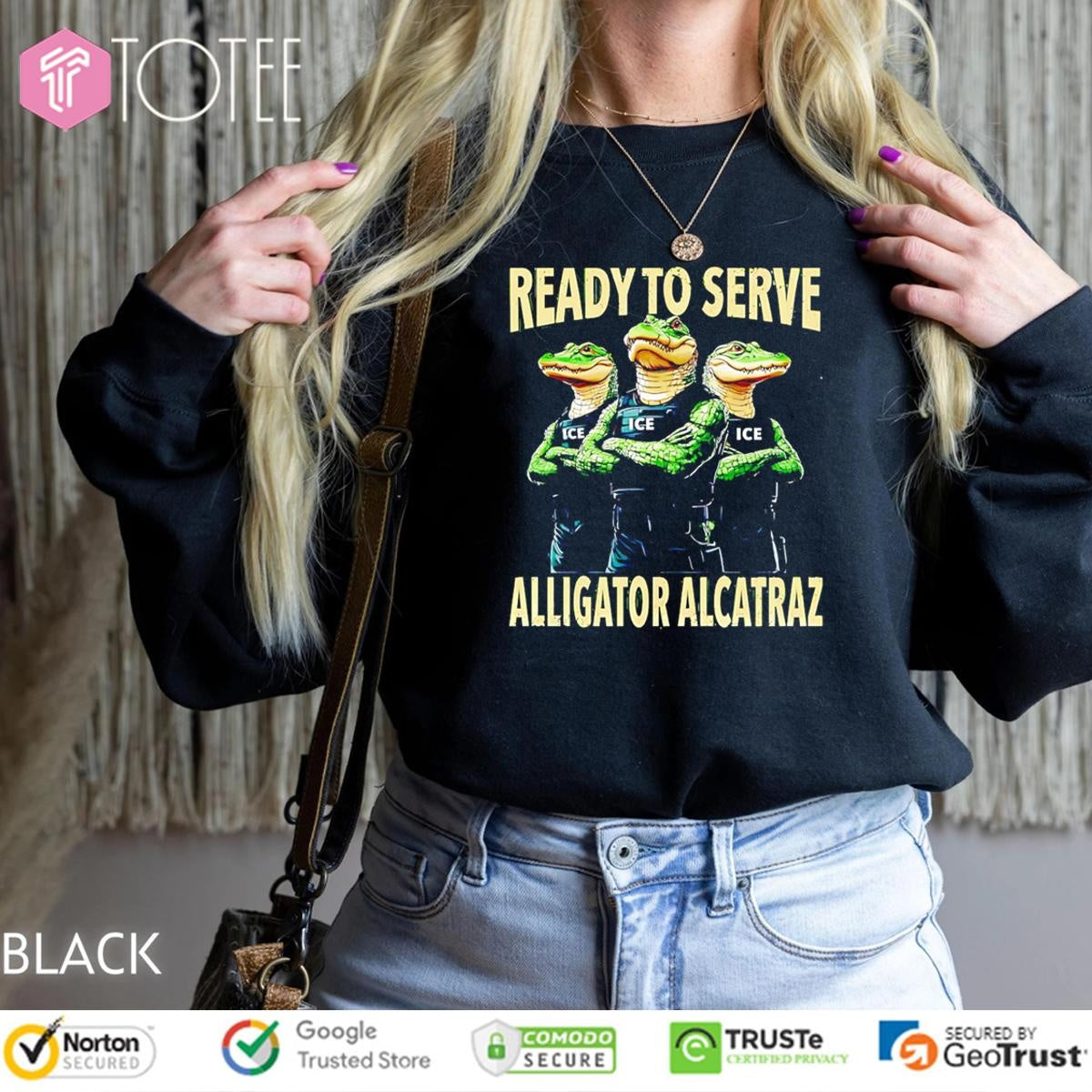 Ready To Serve Alligator Alcatraz Ice T-shirt