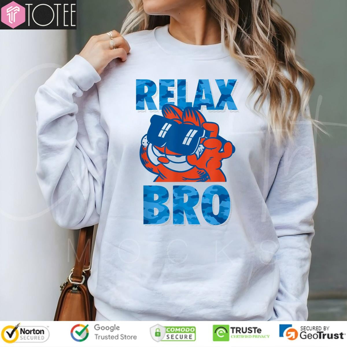 Relax Bro Garfield X Detroit Tigers T-shirt