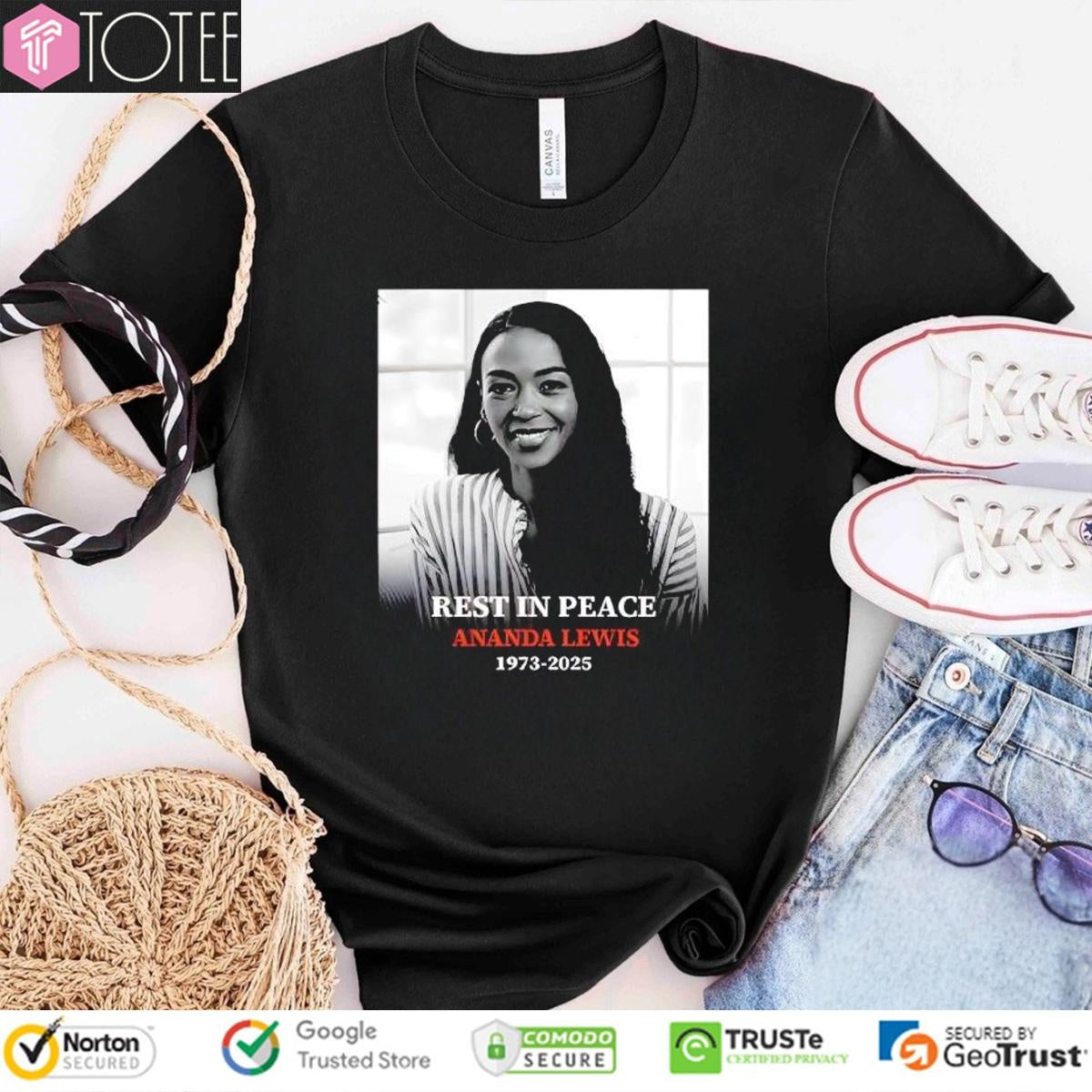 Rest In Peace Ananda Lewis 1973-2025 T-shirt