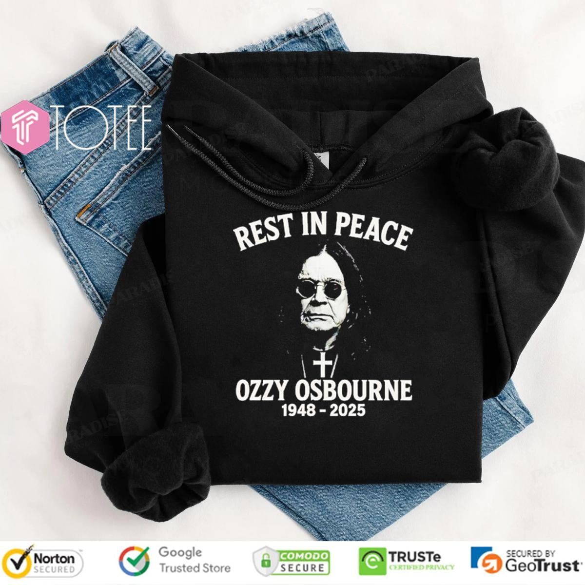Rest In Peace Ozzy Osbourne 1984-2025 Werewolf Tour T-shirt