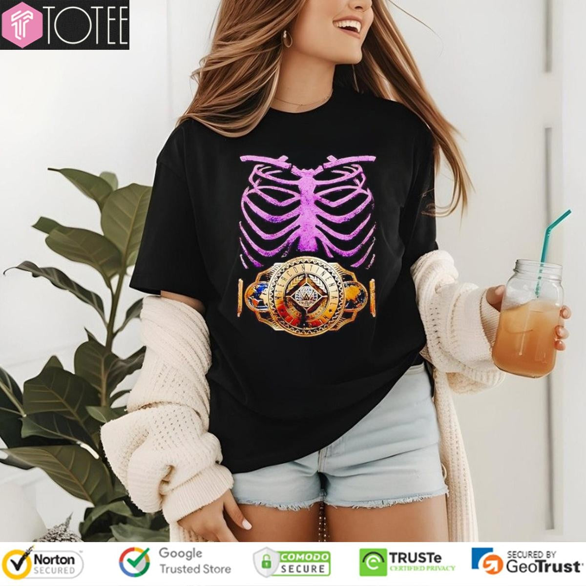 Rib Cage Dominik Mysterio Wwe Champion T-shirt